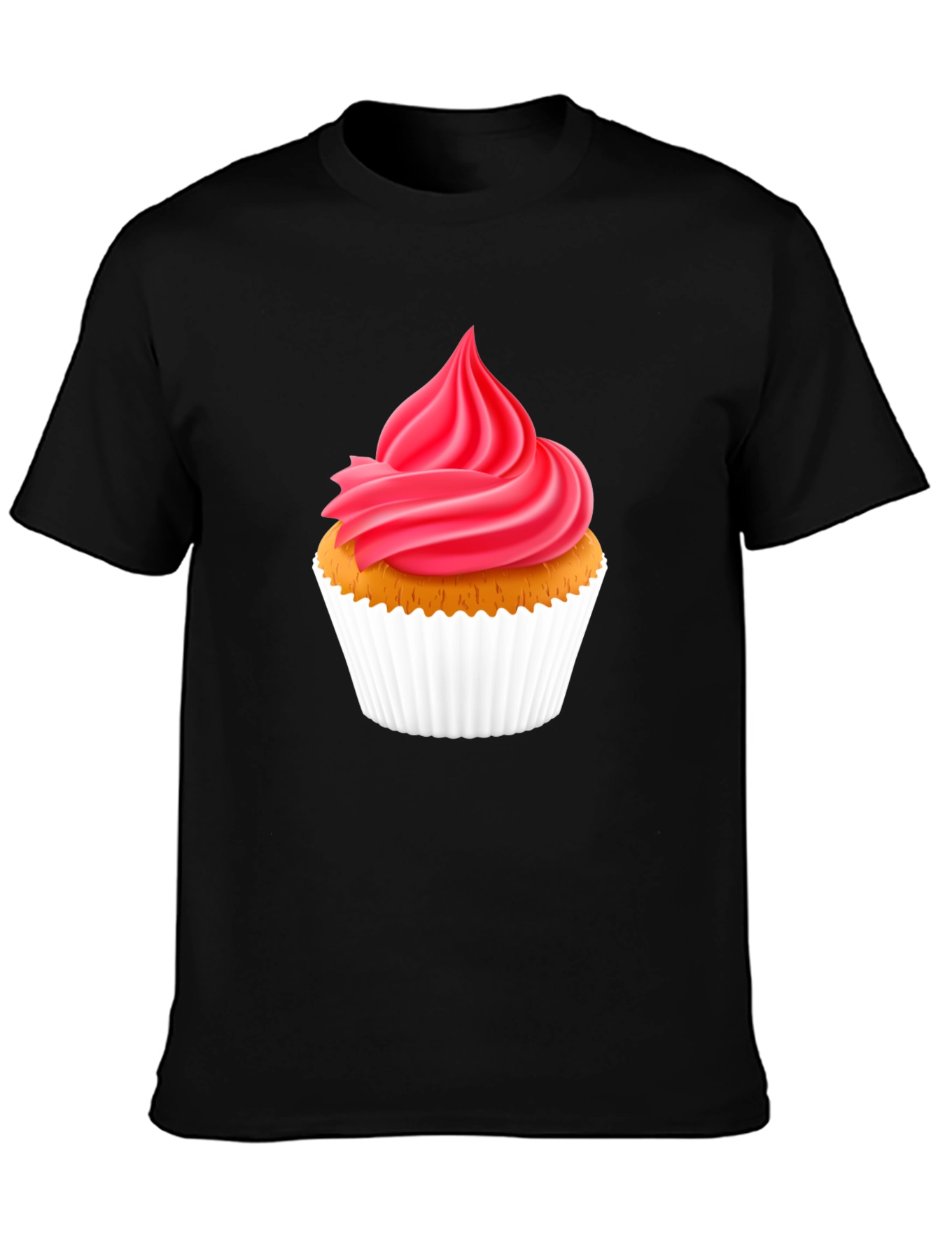 Cupcake Graphic T-Shirt - Sweet Treat Design