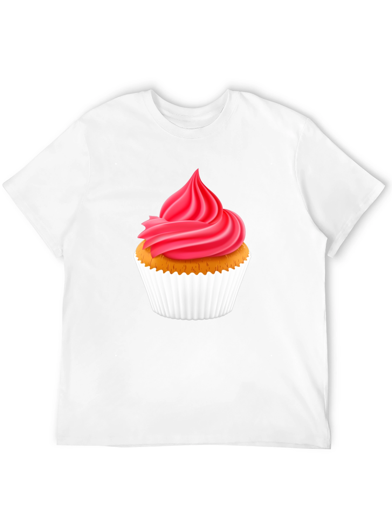 Cupcake Graphic T-Shirt - Sweet Treat Design
