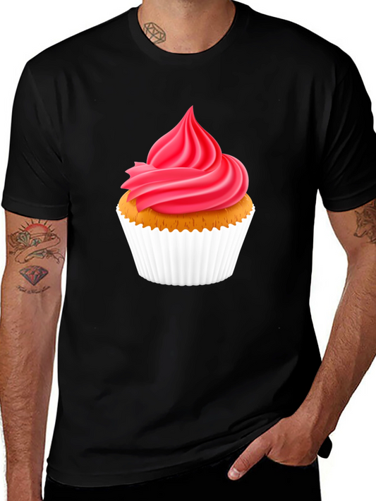 Cupcake Graphic T-Shirt - Sweet Treat Design
