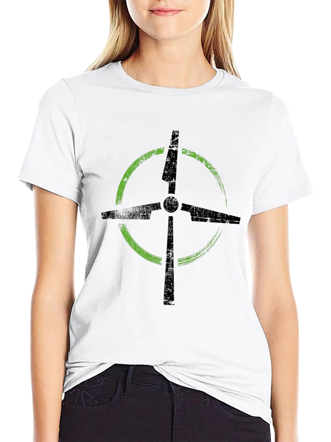Graphic T-Shirt with Target Design