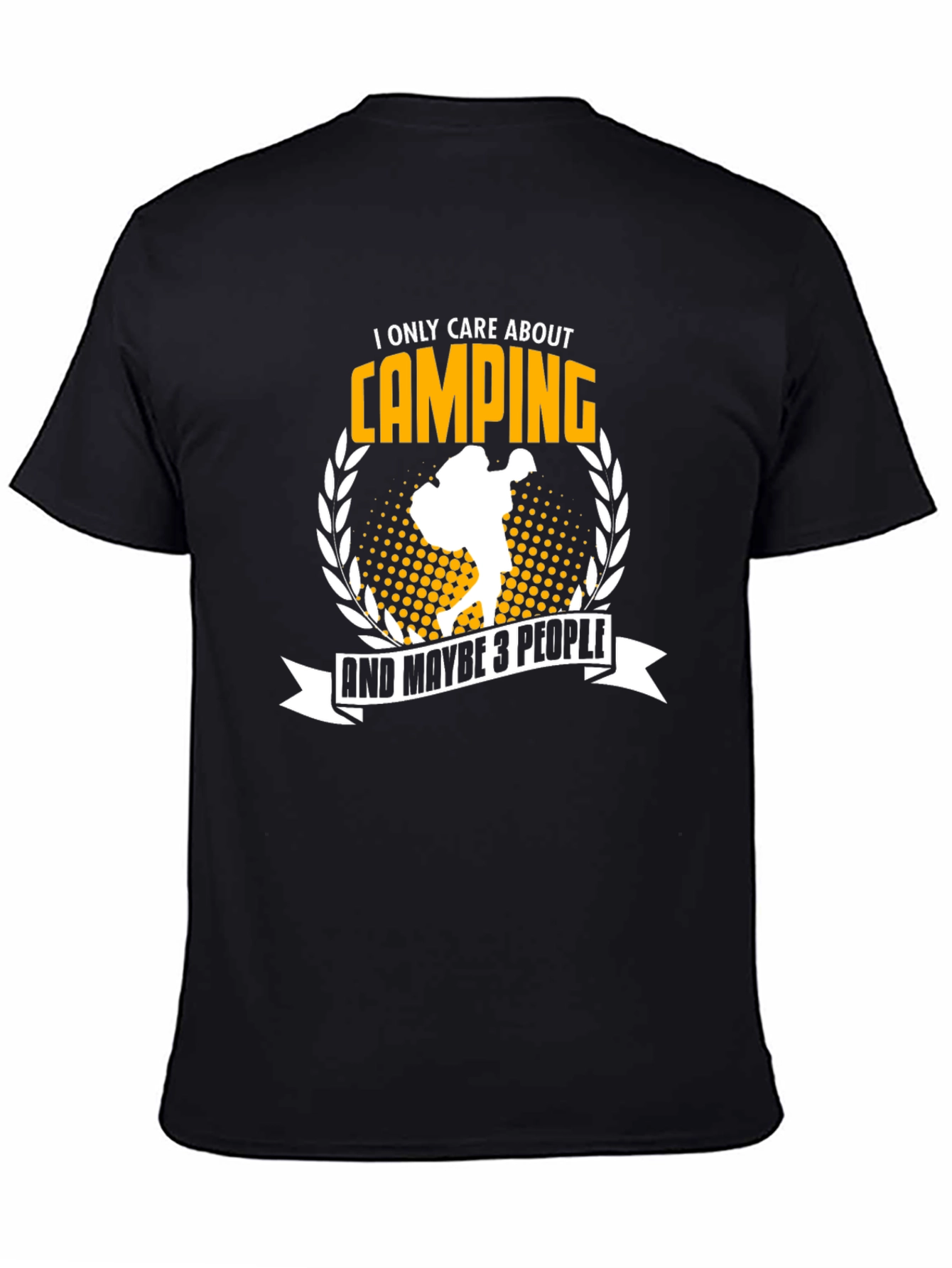Camping T-Shirt: I Only Care About Camping