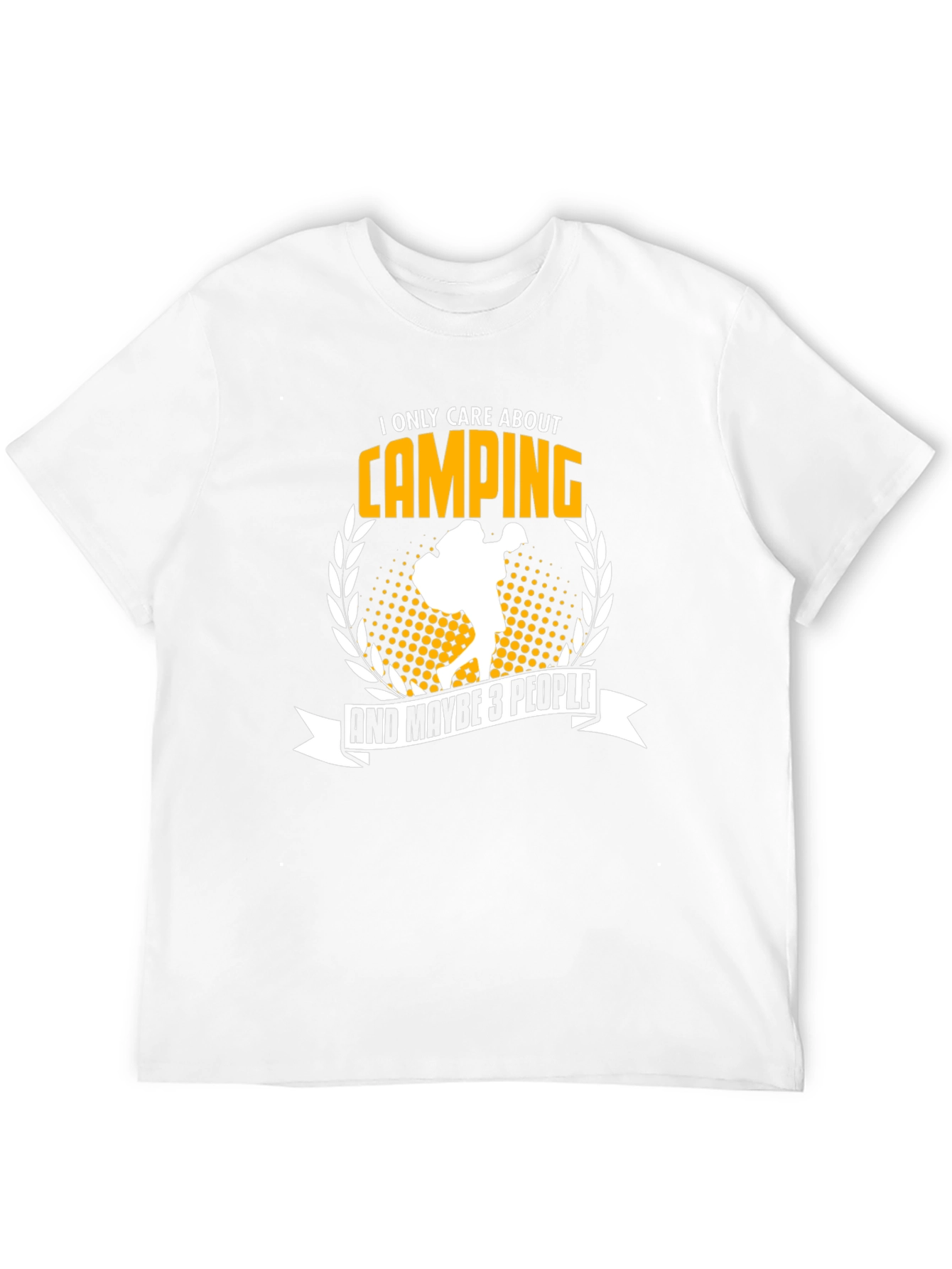 Camping T-Shirt: I Only Care About Camping