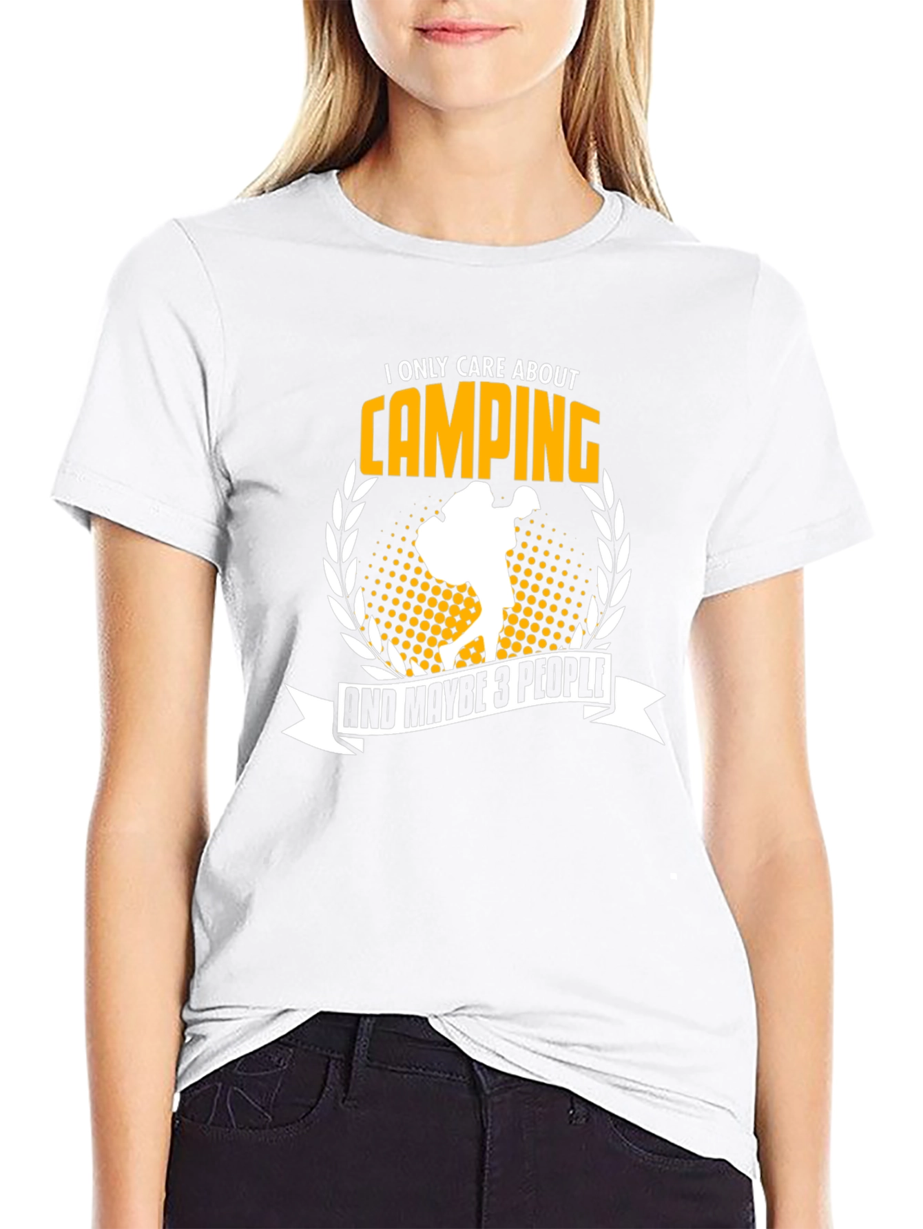 Camping T-Shirt: I Only Care About Camping