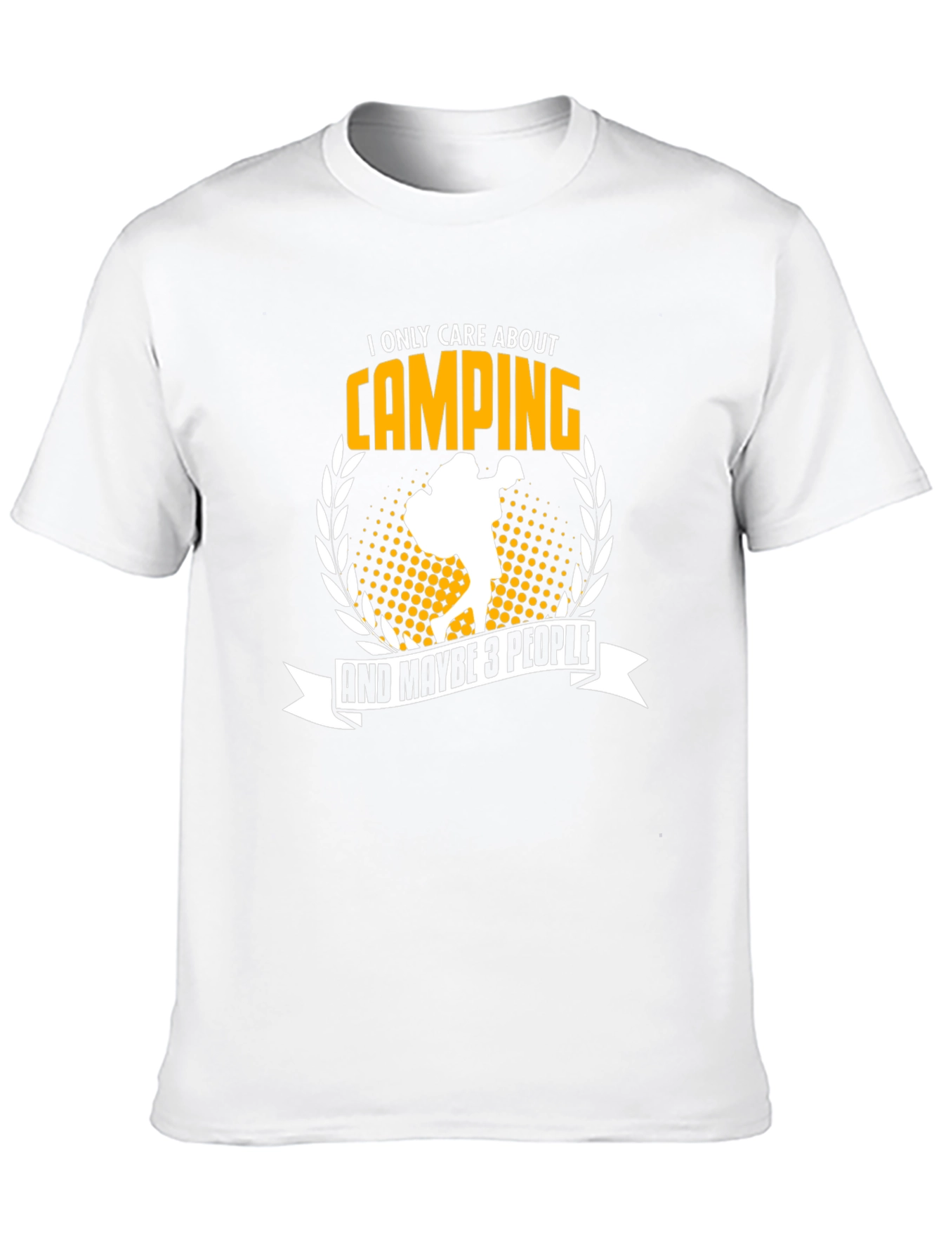 Camping T-Shirt: I Only Care About Camping