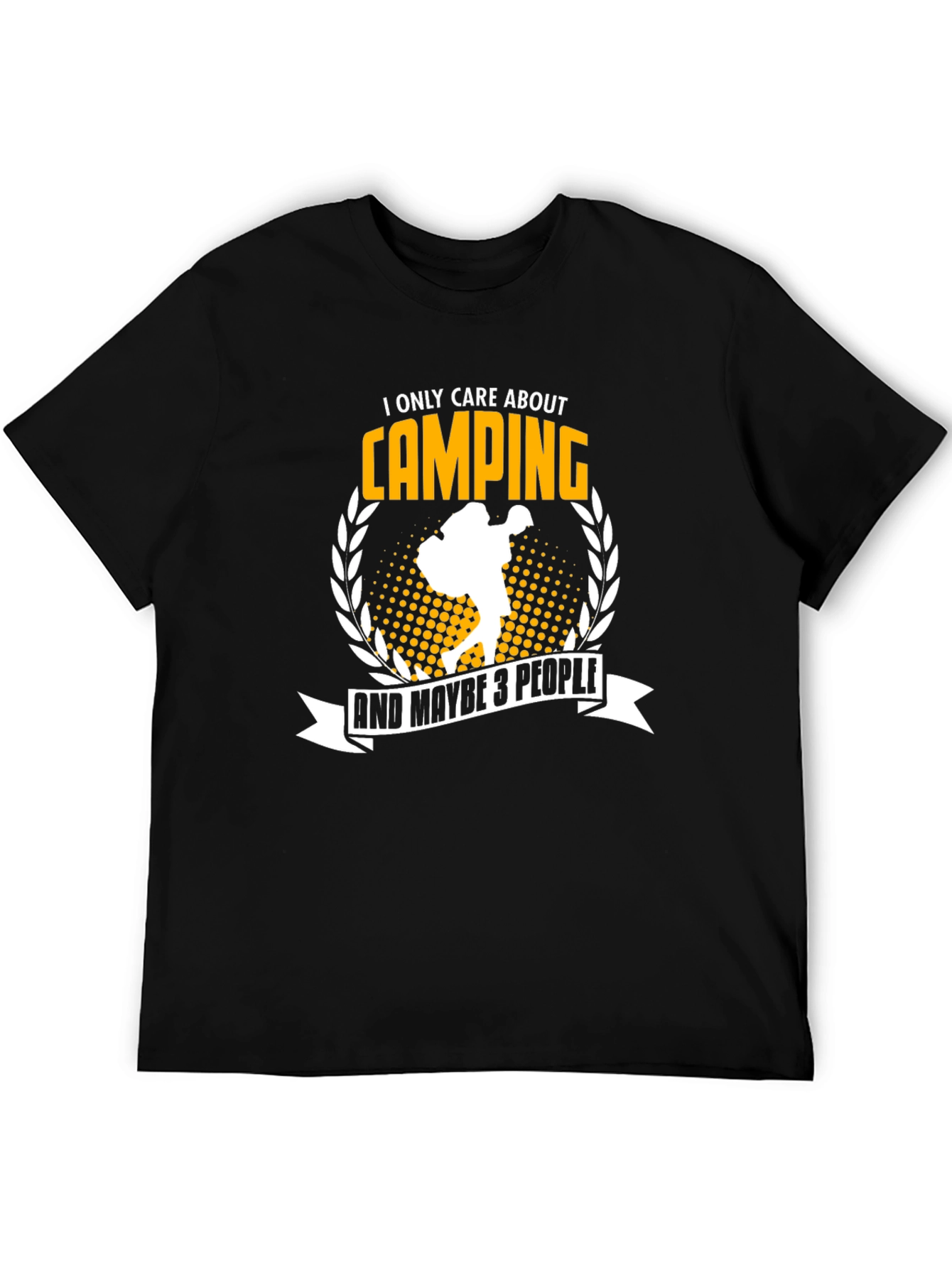 Camping T-Shirt: I Only Care About Camping