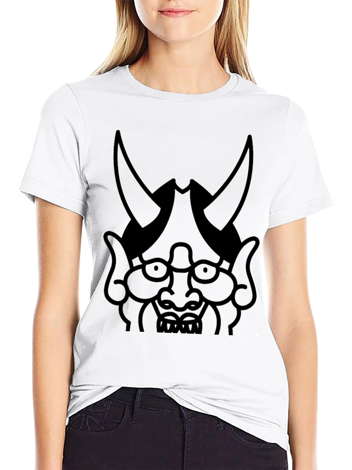 Demon Graphic T-Shirt - Classic Black Tee