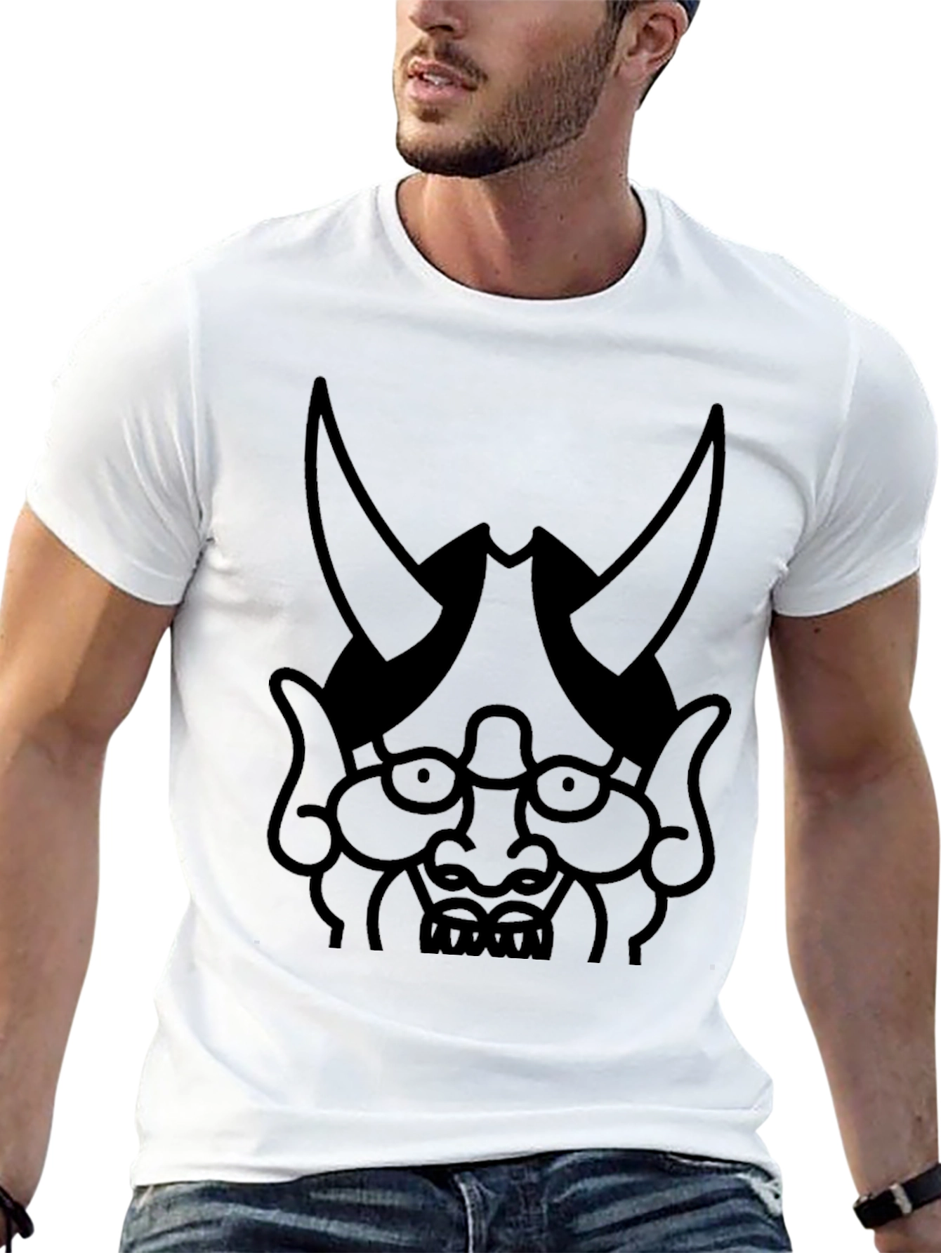 Demon Graphic T-Shirt - Classic Black Tee