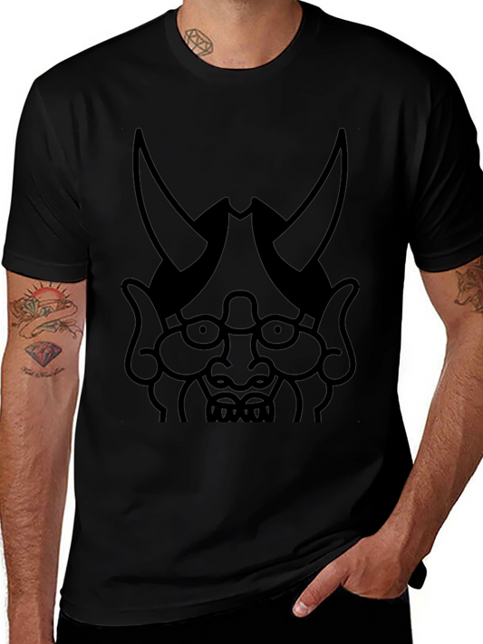 Demon Graphic T-Shirt - Classic Black Tee