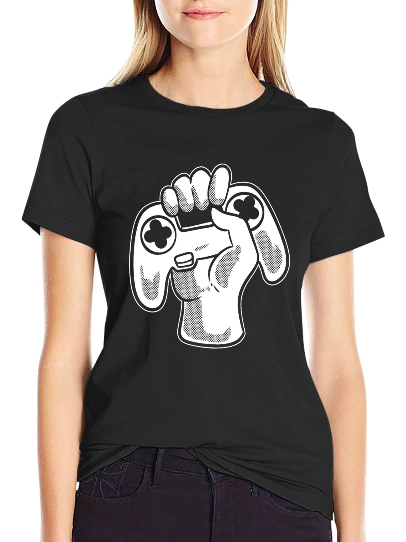 Gamers Grip Graphic Tee - Black