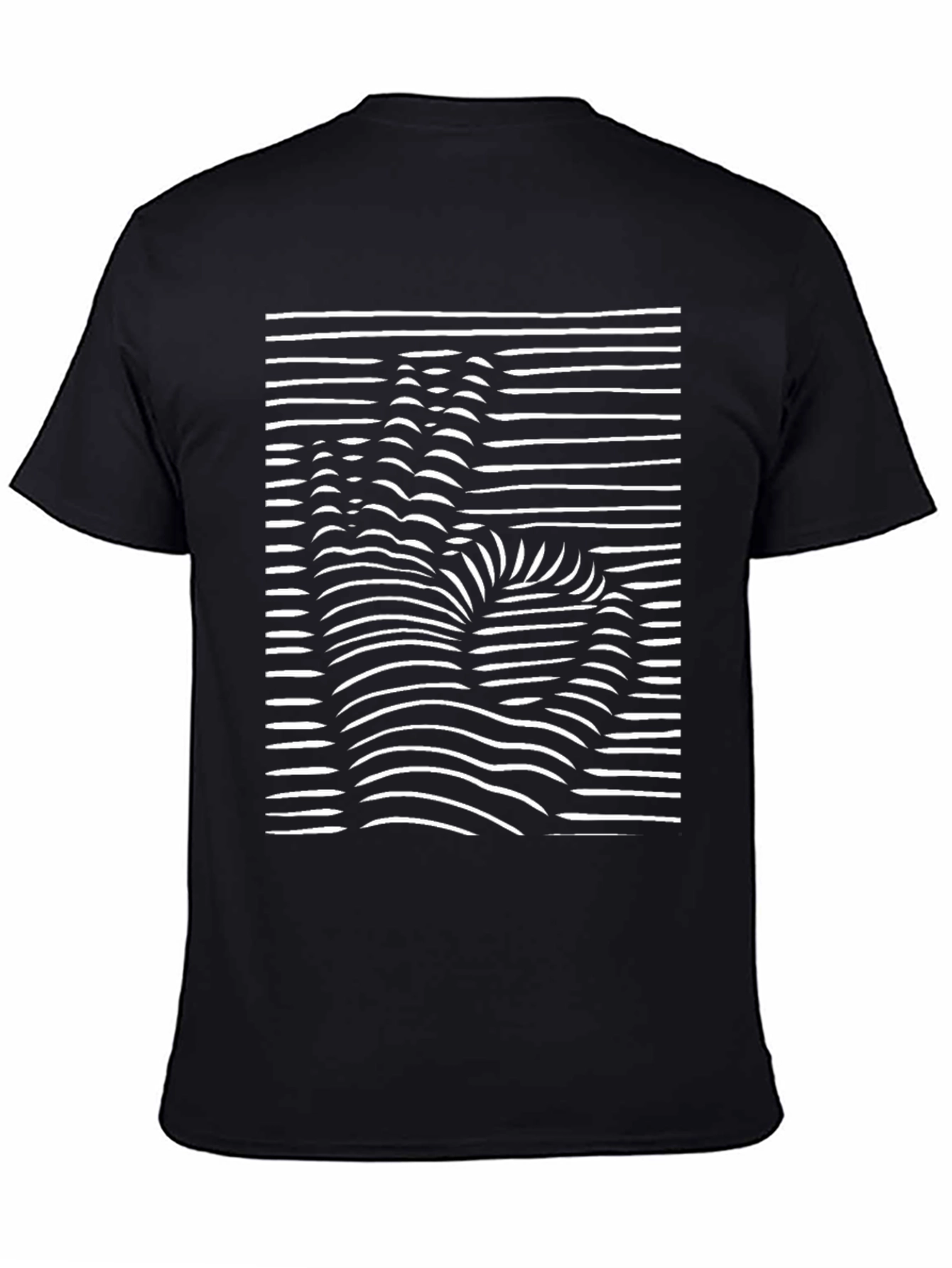 Optical Illusion Hand OK Gesture Graphic Tee