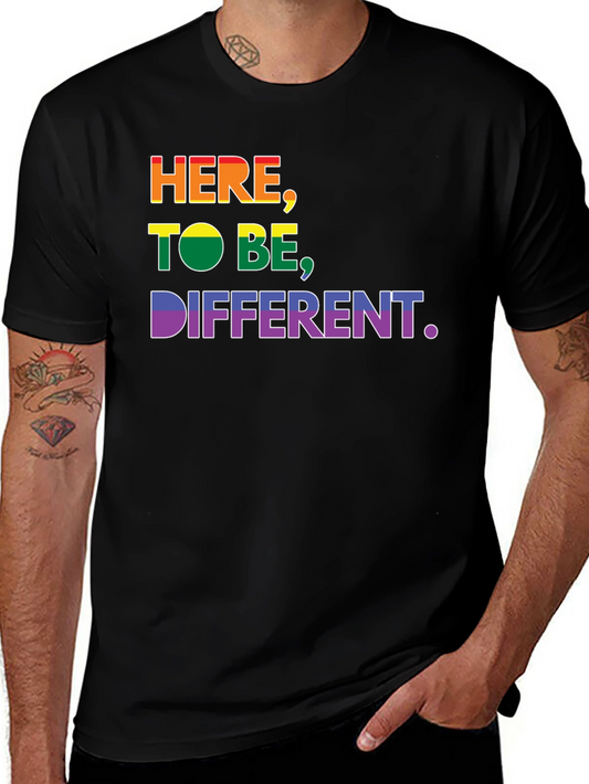 Here To Be Different LGBT Pride T-Shirt