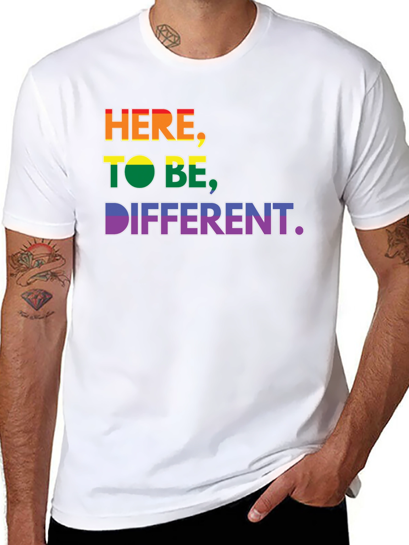 Here To Be Different LGBT Pride T-Shirt