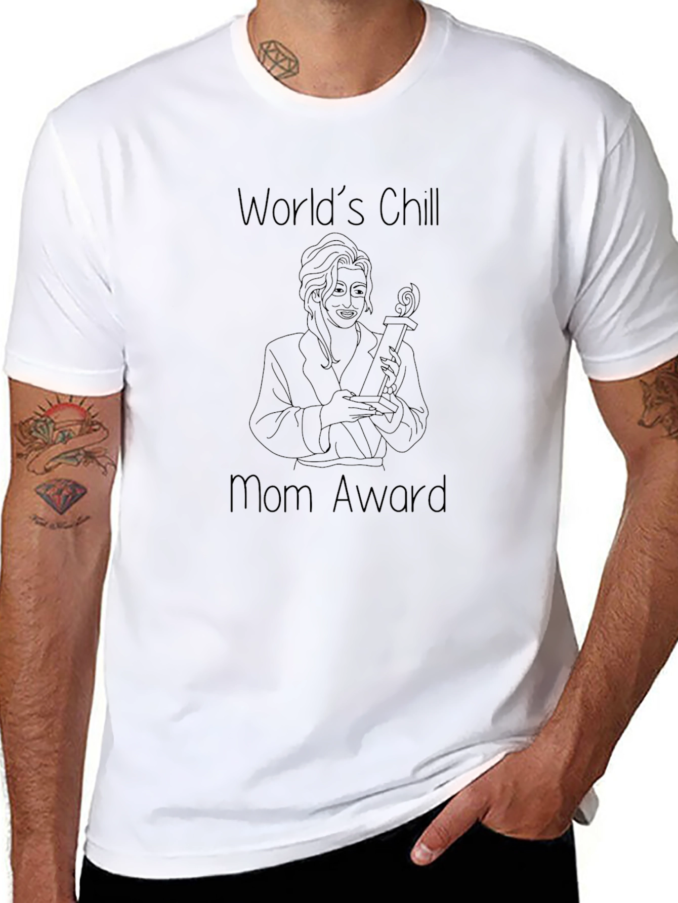 Worlds Chill Mom Award T-Shirt
