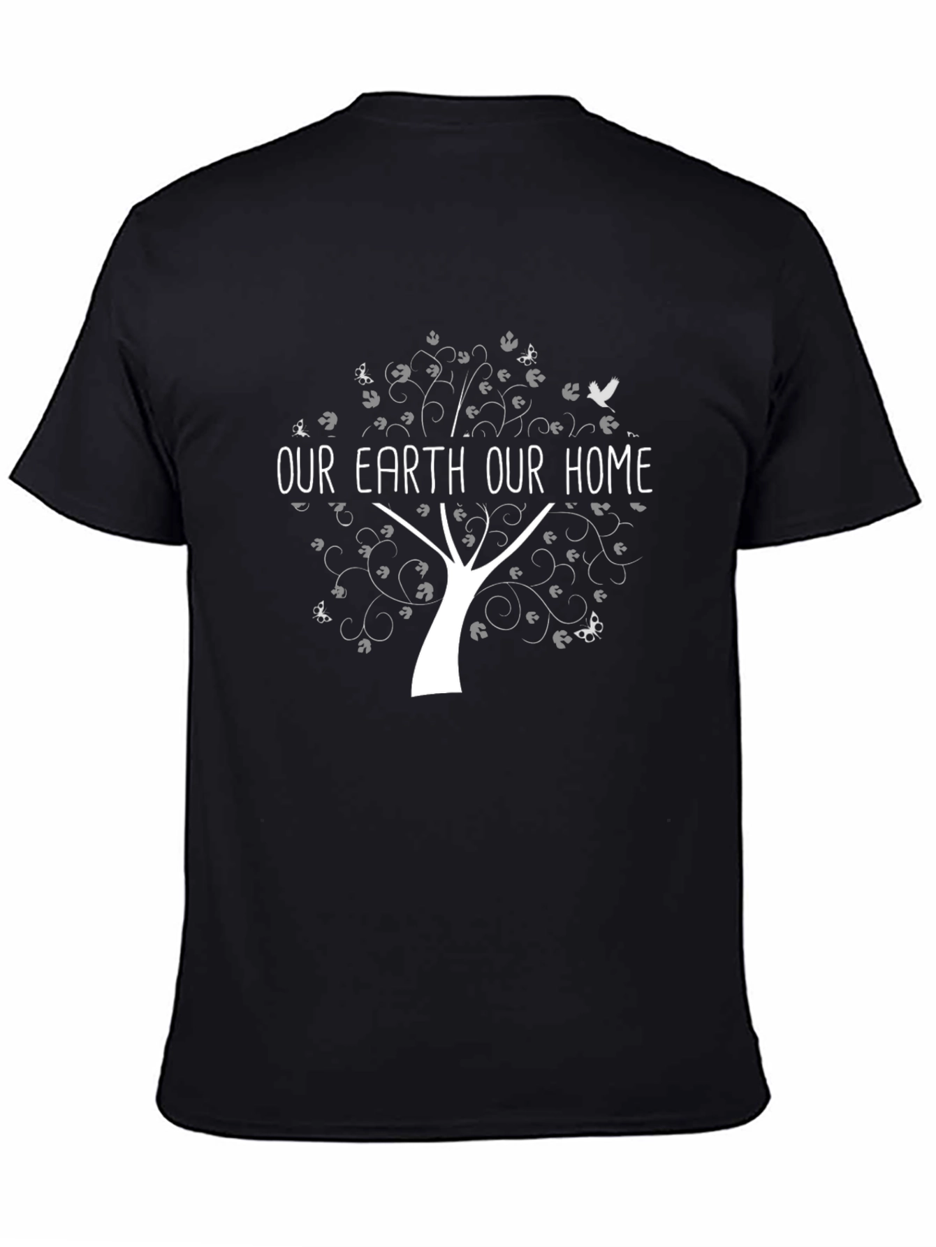 Our Earth Our Home Graphic Tee - Black