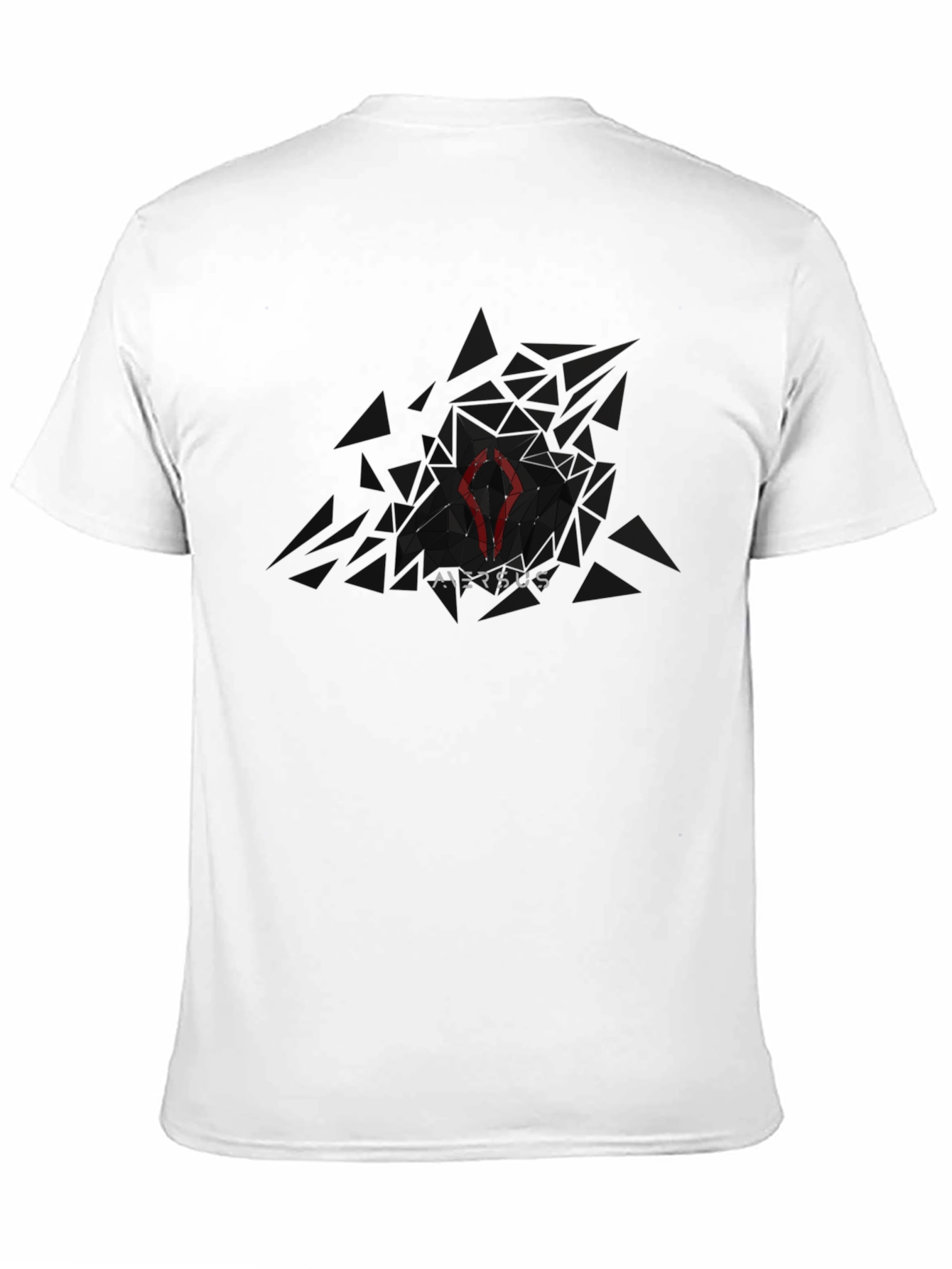 Mens Black Graphic Tee - Versus Design