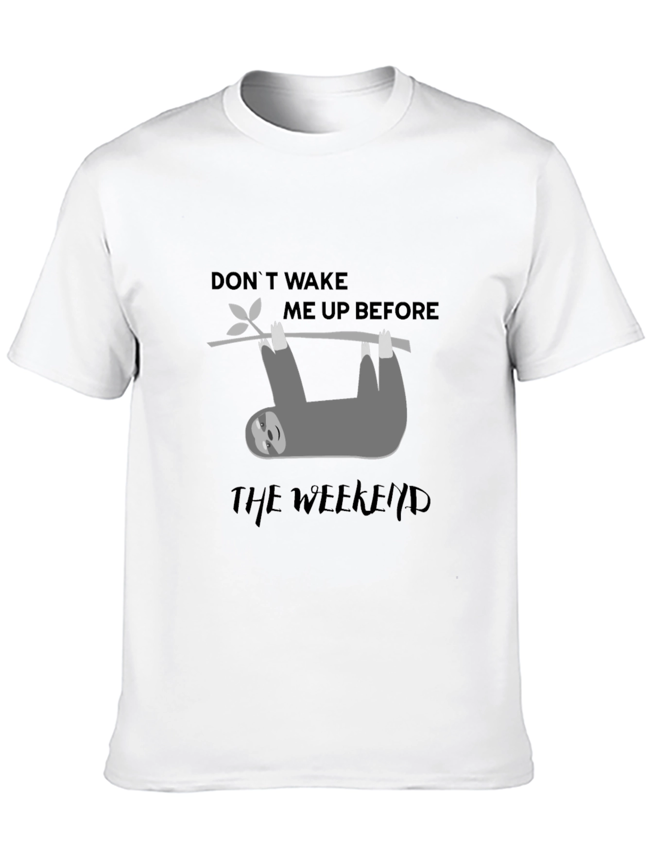 Dont Wake Me Sloth Graphic Tee
