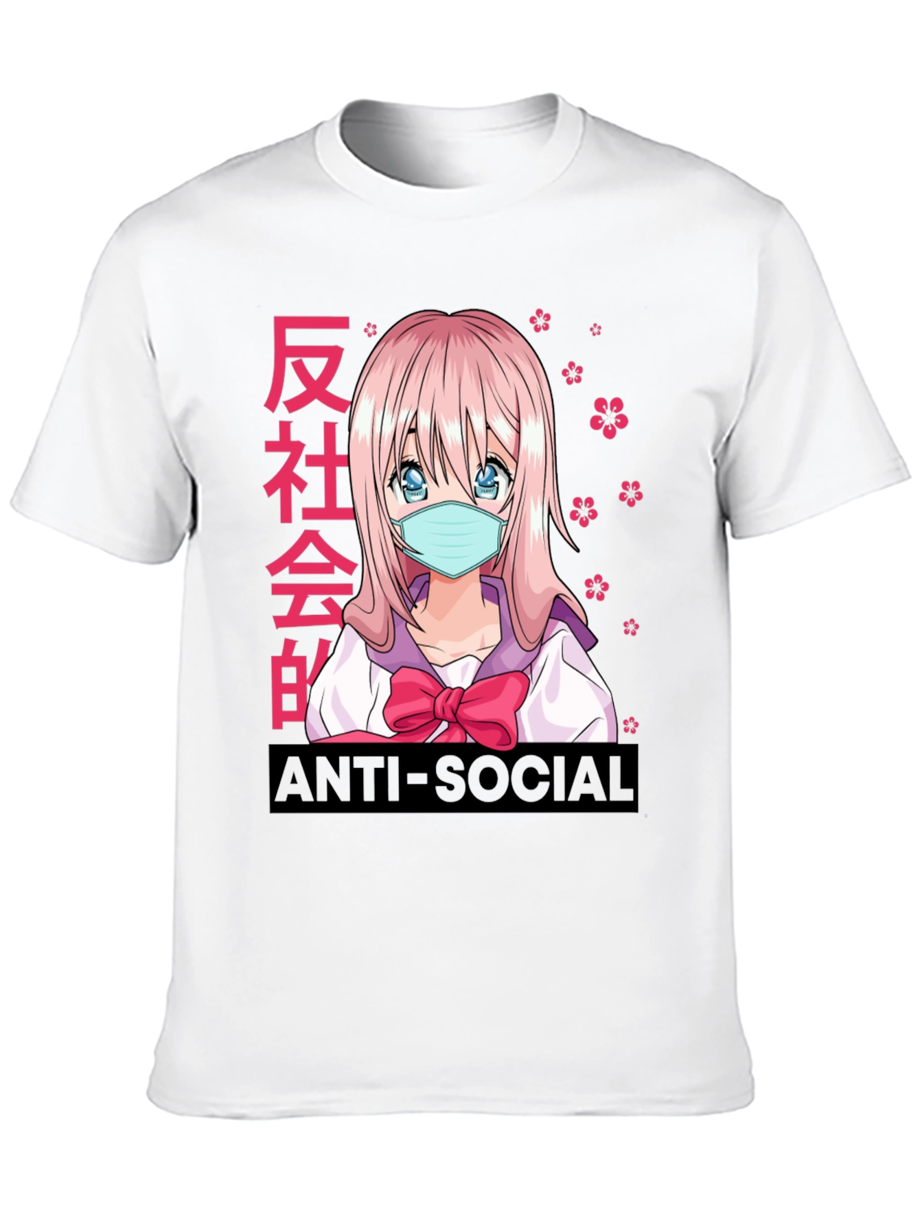 Anti-Social Anime Girl T-Shirt