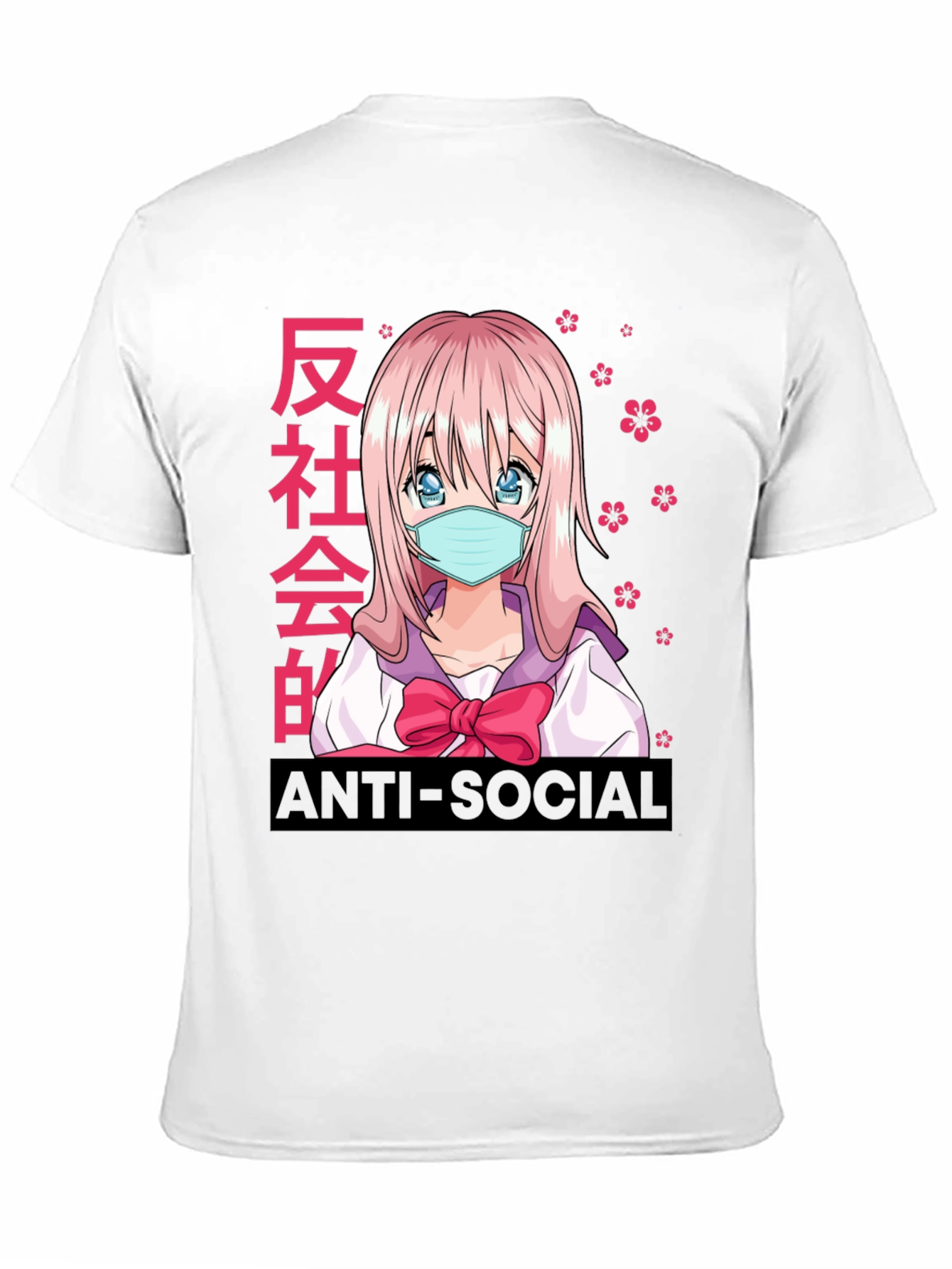 Anti-Social Anime Girl T-Shirt