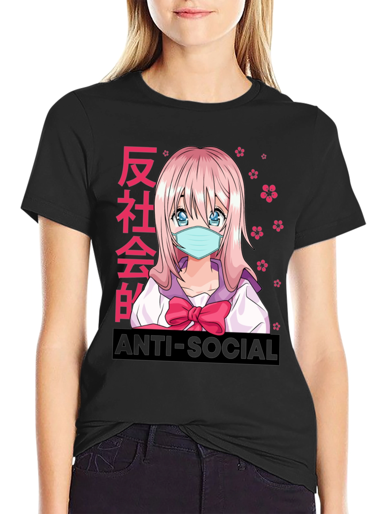Anti-Social Anime Girl T-Shirt