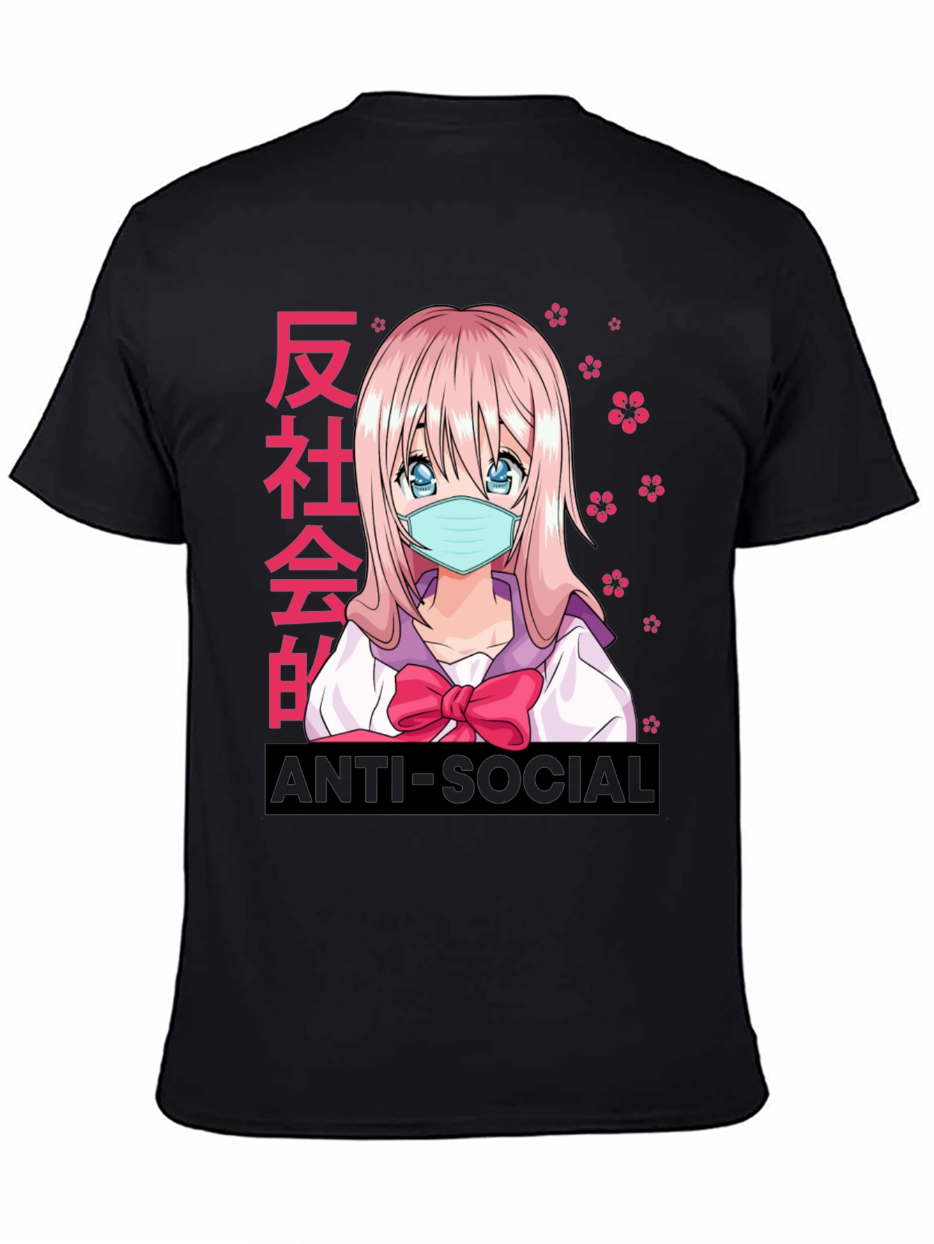 Anti-Social Anime Girl T-Shirt