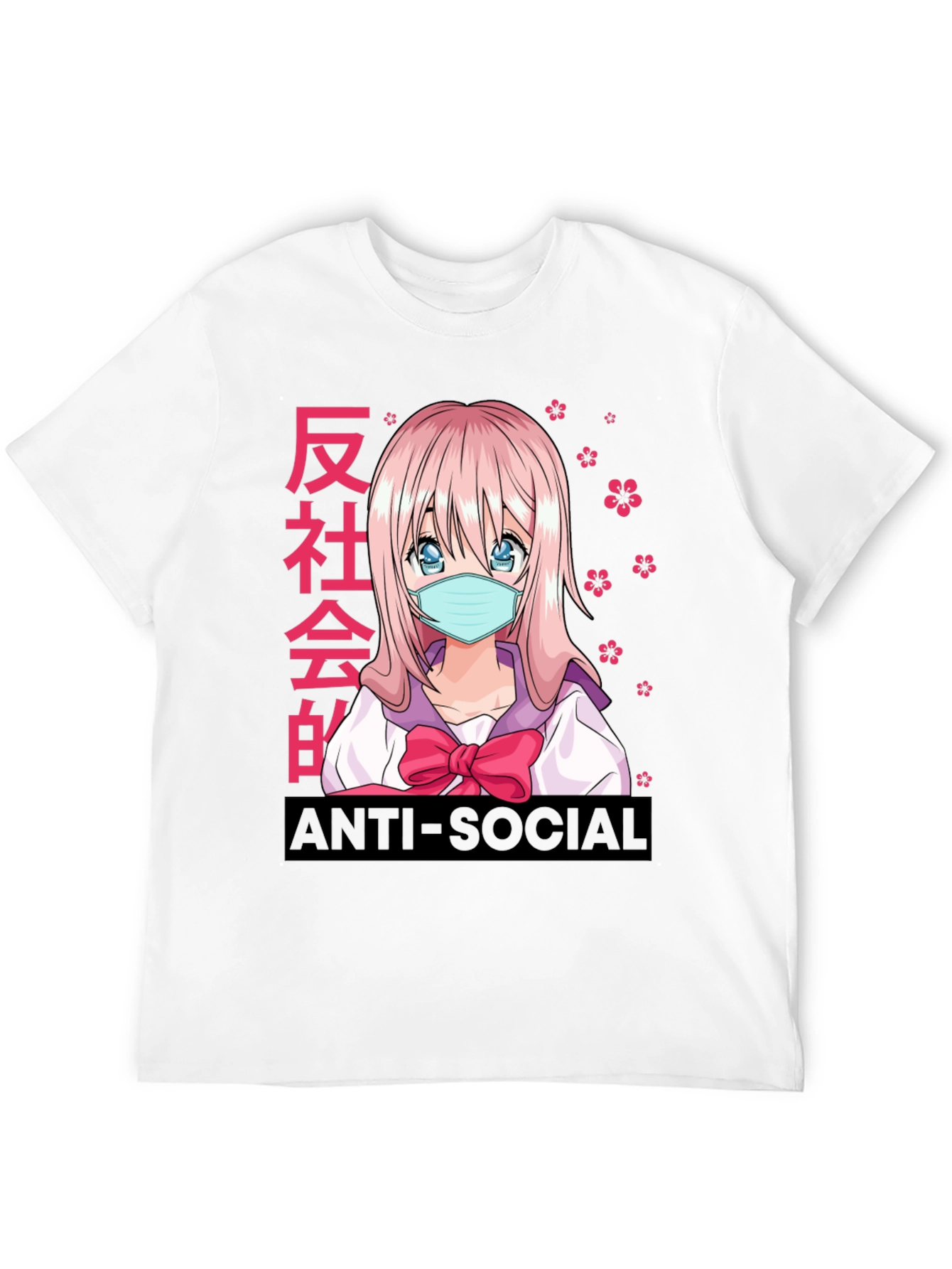 Anti-Social Anime Girl T-Shirt