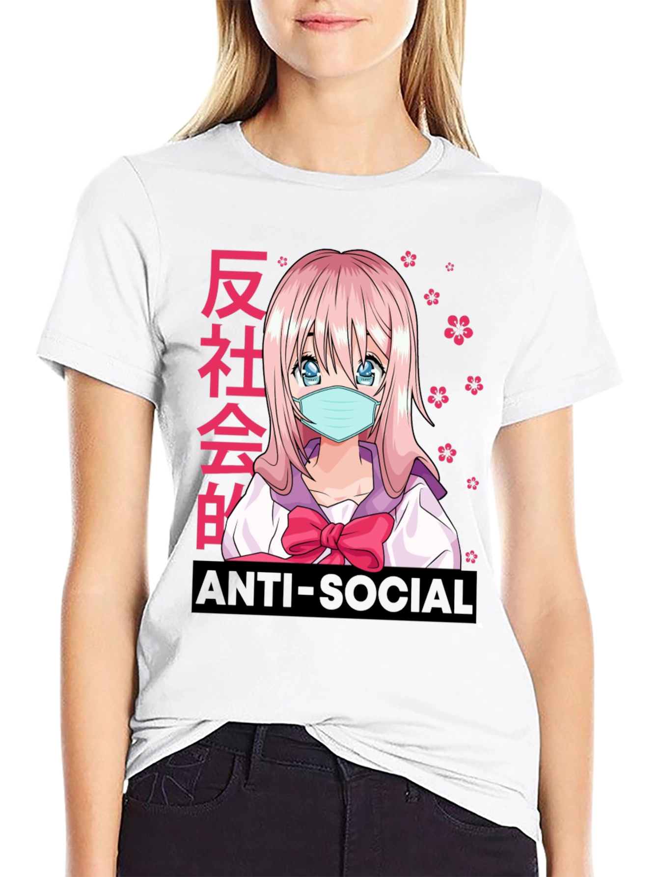 Anti-Social Anime Girl T-Shirt