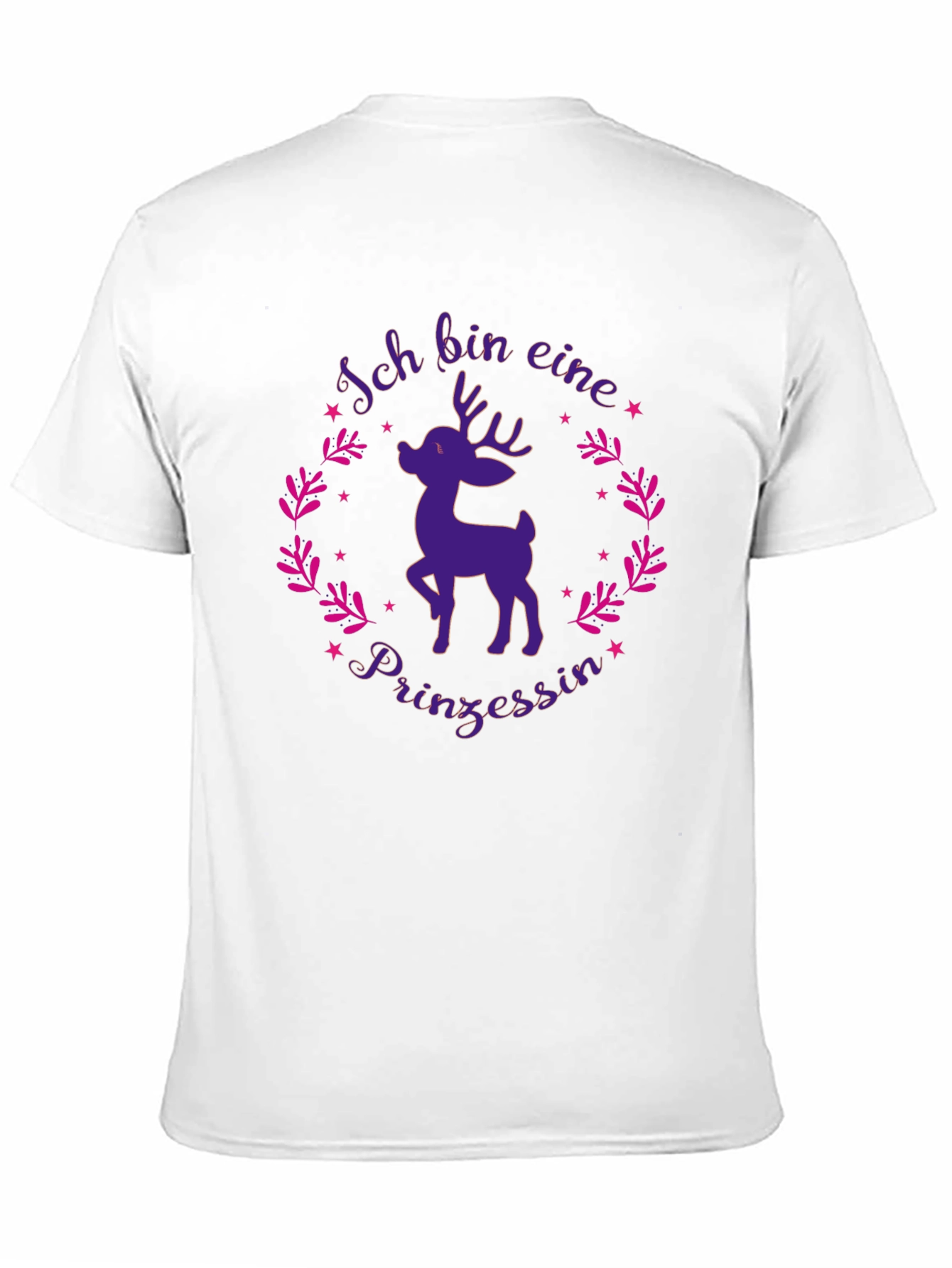 Ich Bin Eine Prinzessin Reindeer Graphic Tee