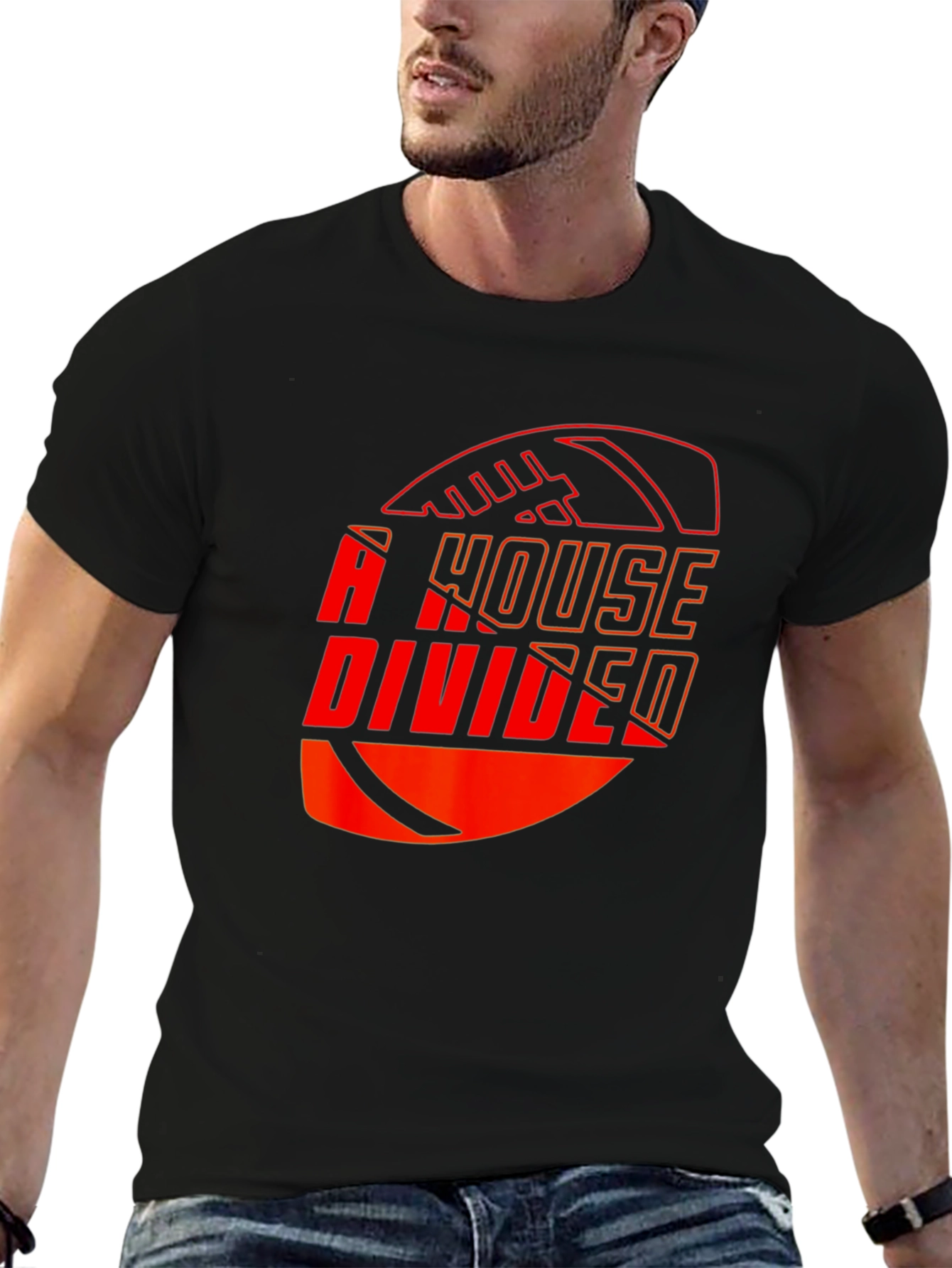 A House Divided Football Graphic Tee