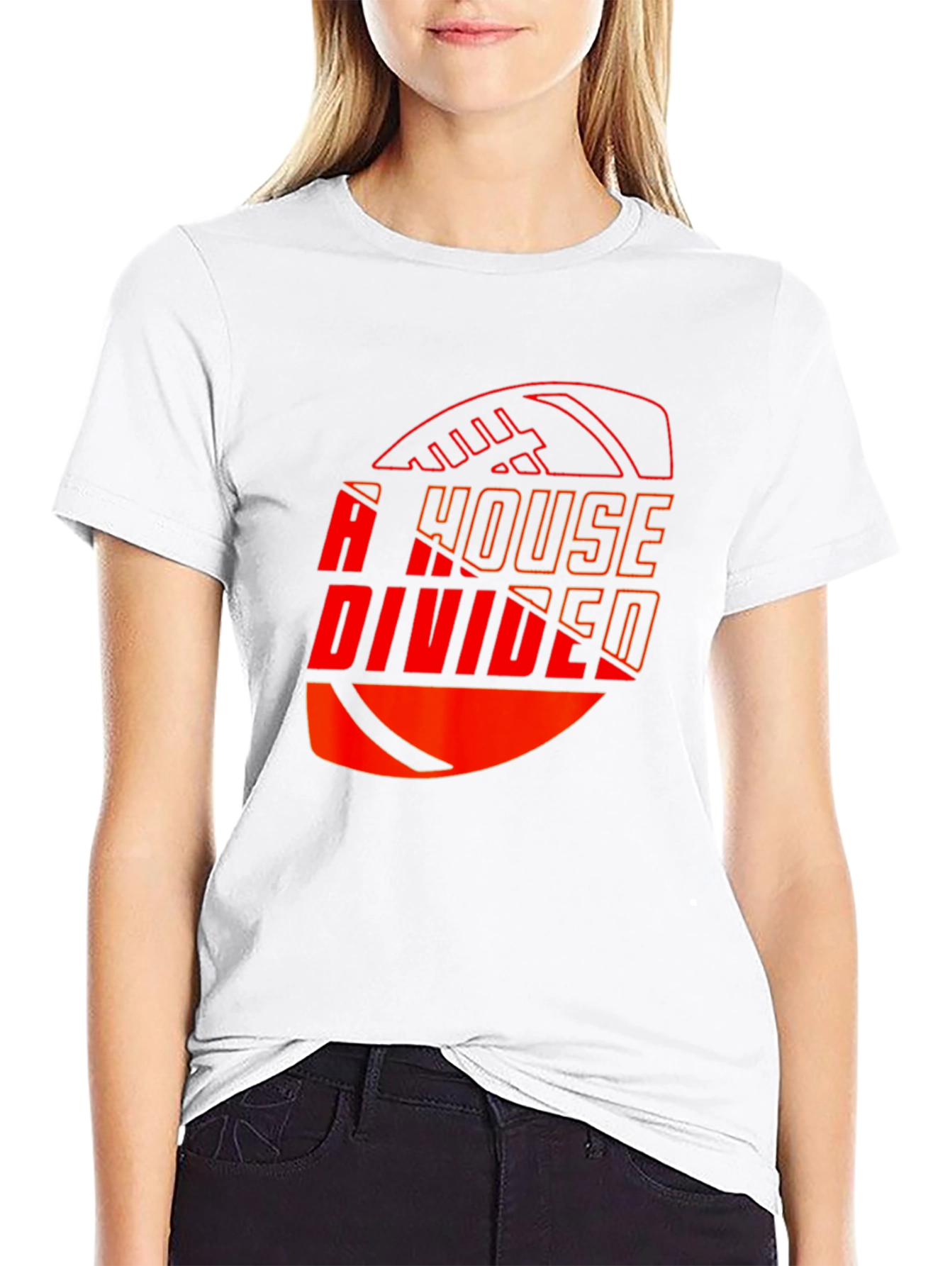 A House Divided Football Graphic Tee