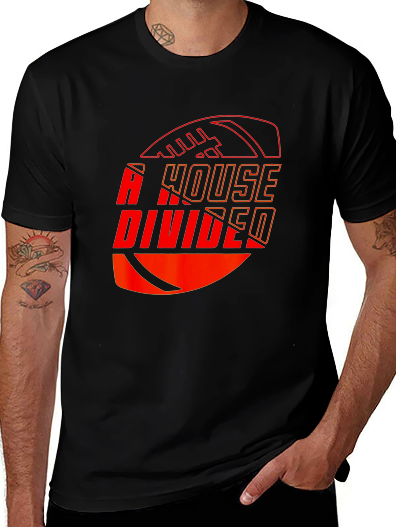 A House Divided Football Graphic Tee