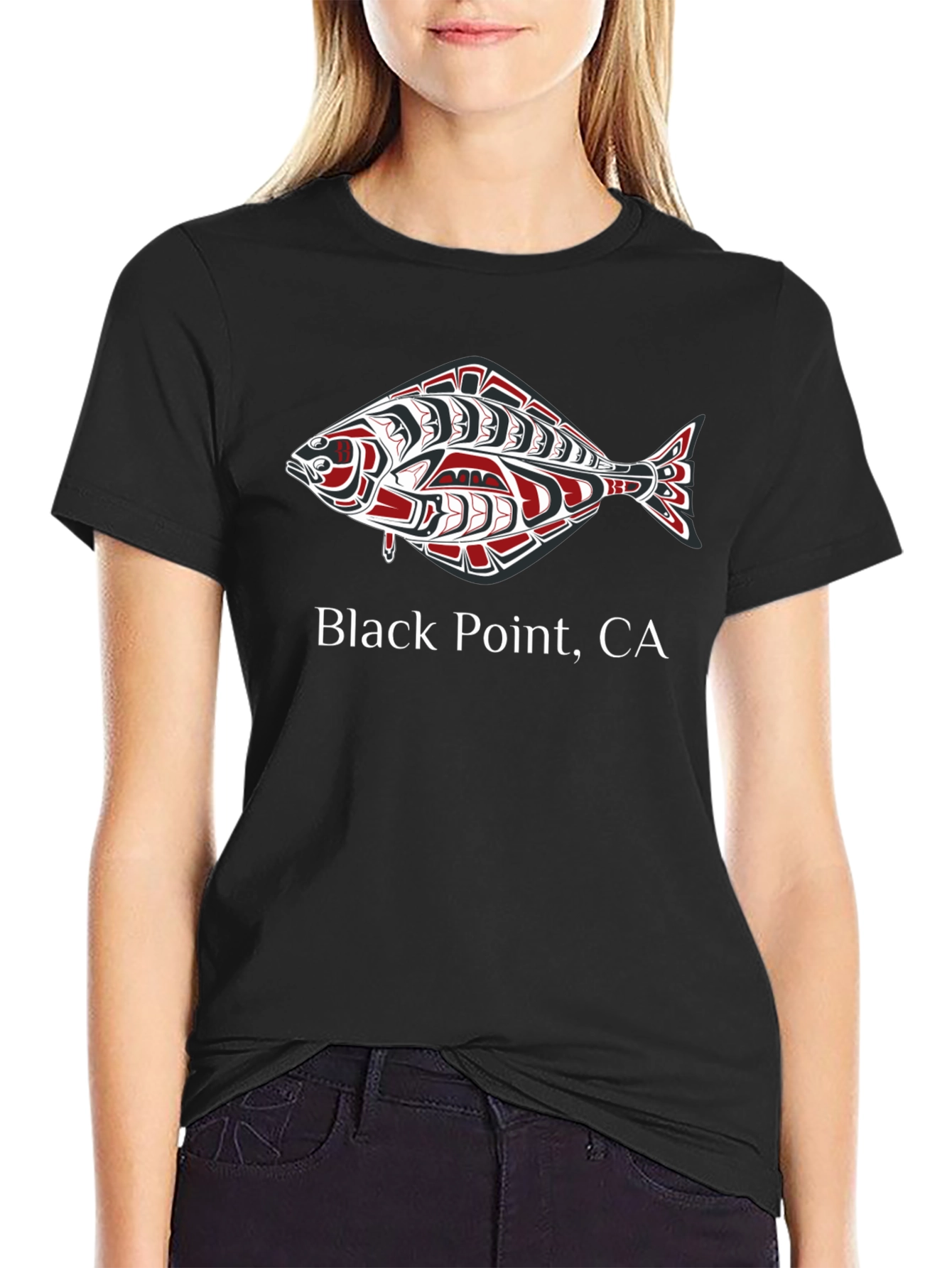 Black Point CA Fish Graphic Tee