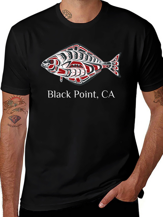 Black Point CA Fish Graphic Tee