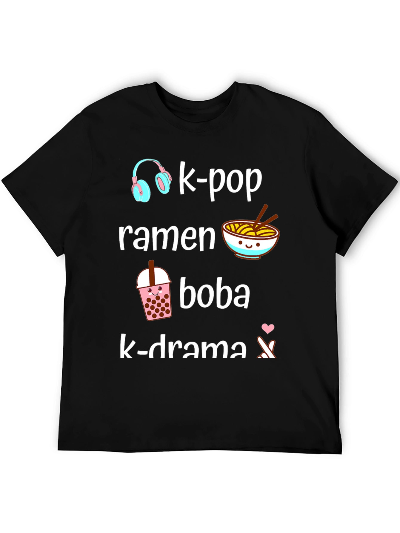 K-Pop Ramen Boba K-Drama T-Shirt