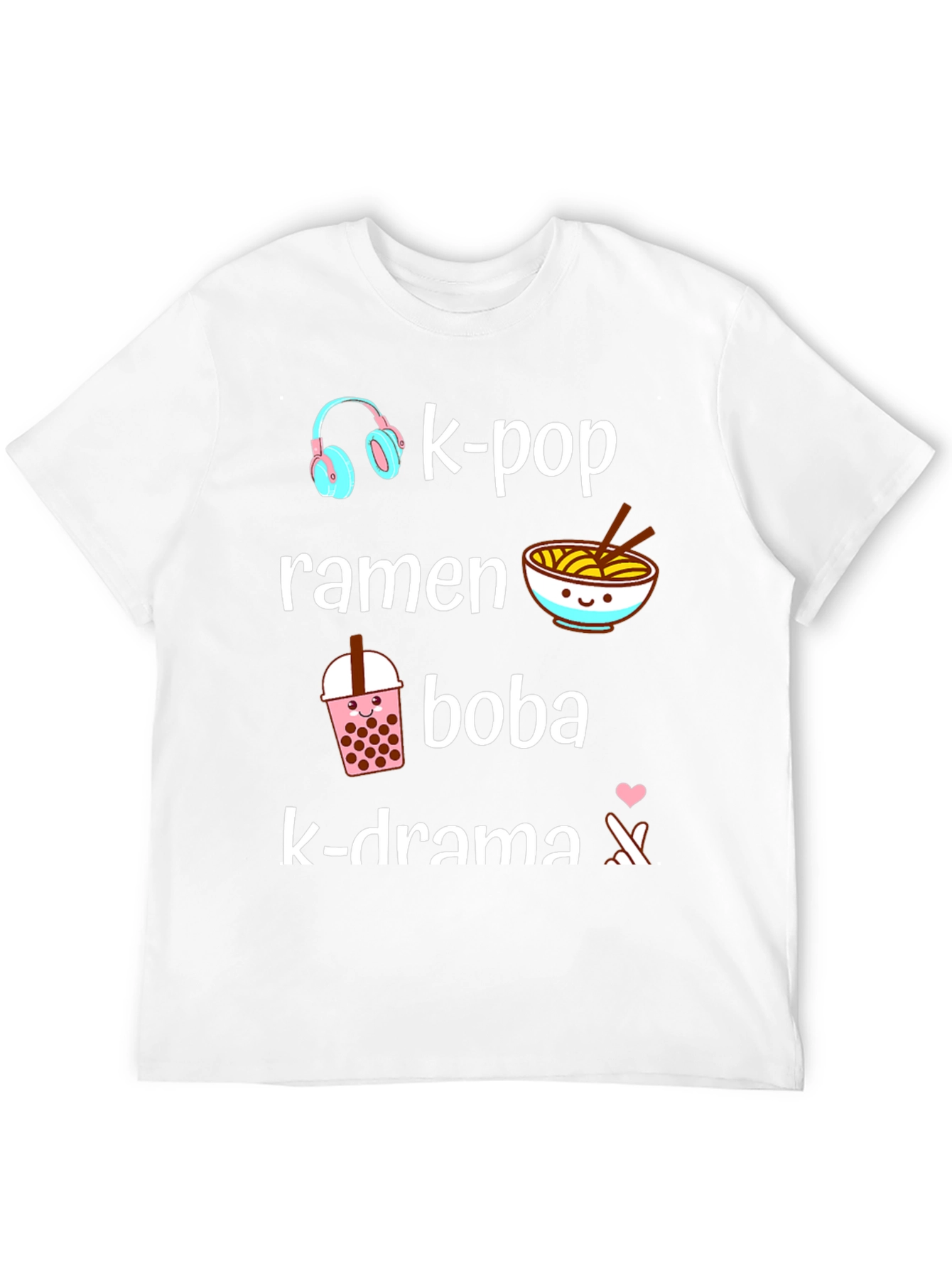 K-Pop Ramen Boba K-Drama T-Shirt