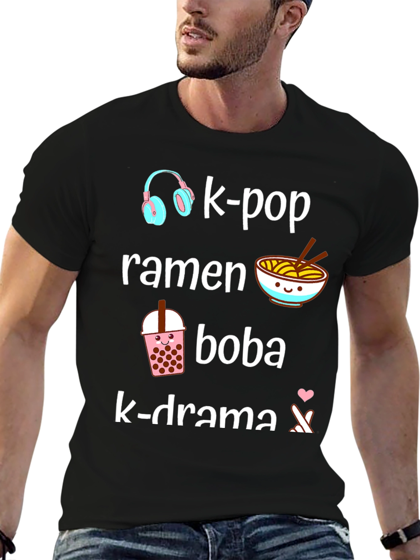 K-Pop Ramen Boba K-Drama T-Shirt
