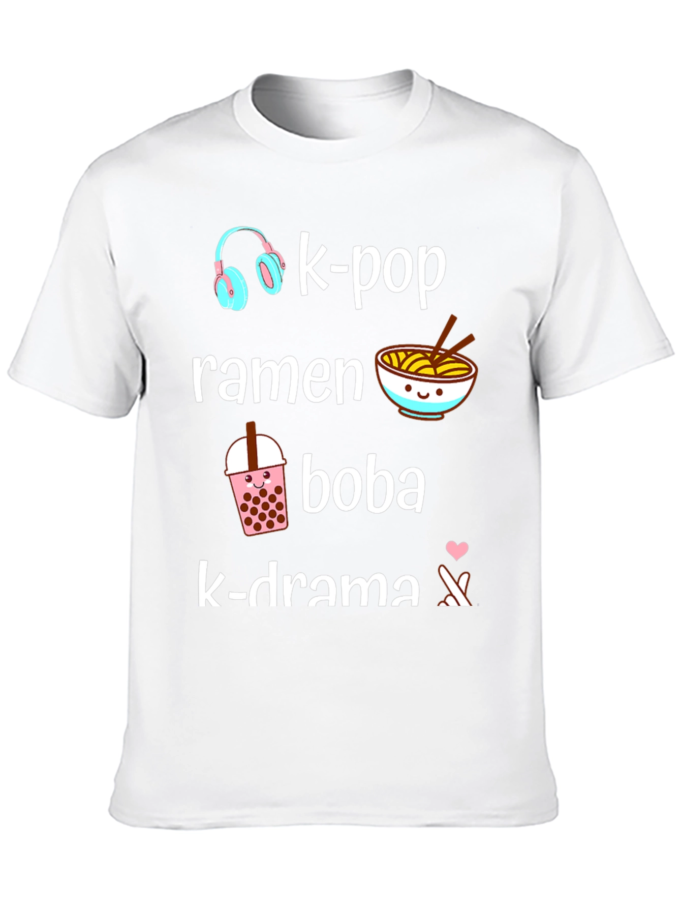 K-Pop Ramen Boba K-Drama T-Shirt