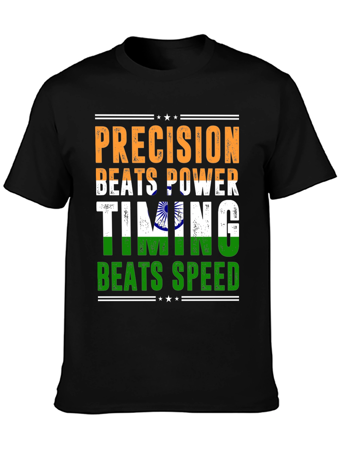 Precision Beats Power Timing Beats Speed Graphic Tee