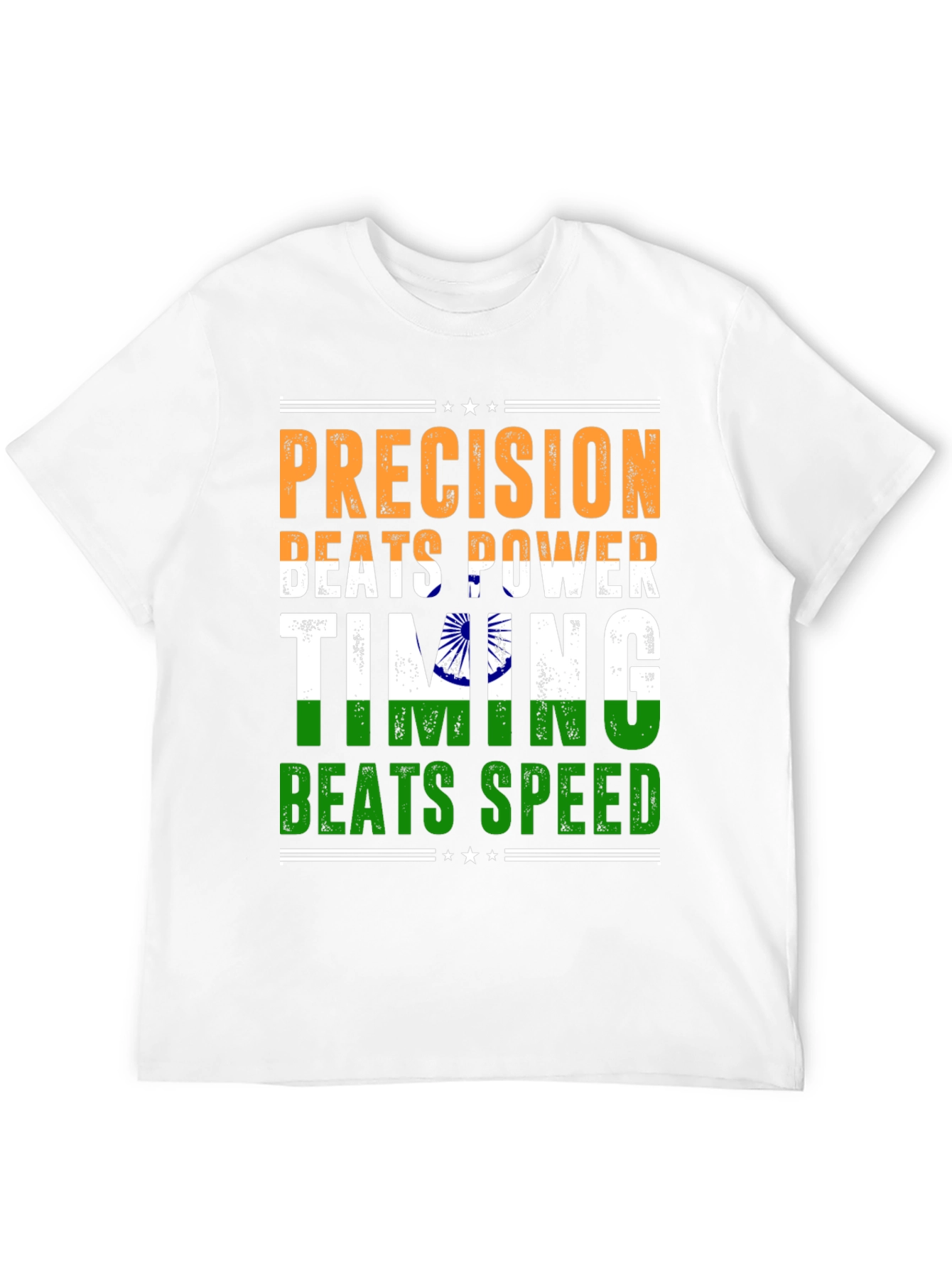 Precision Beats Power Timing Beats Speed Graphic Tee