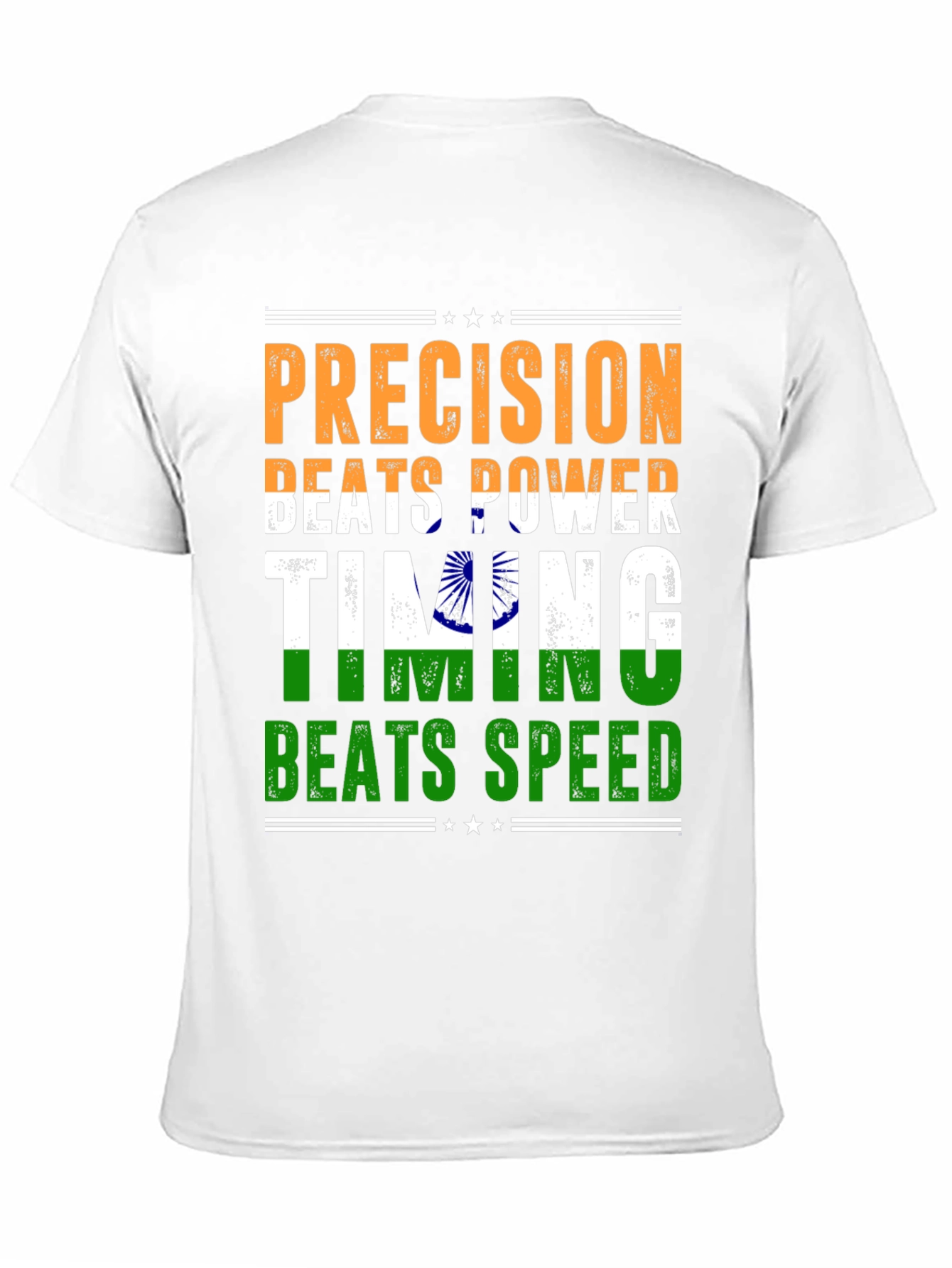 Precision Beats Power Timing Beats Speed Graphic Tee