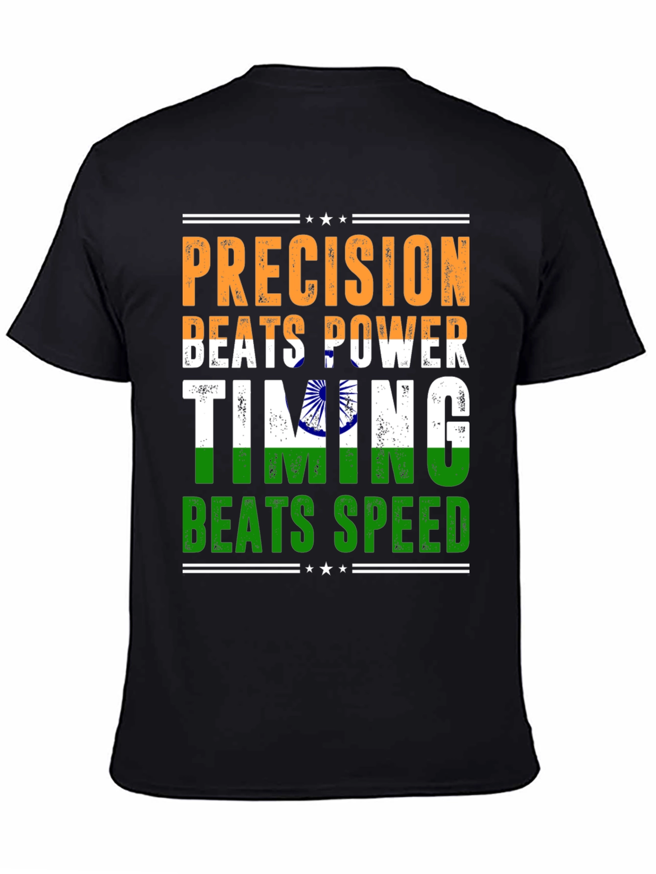 Precision Beats Power Timing Beats Speed Graphic Tee