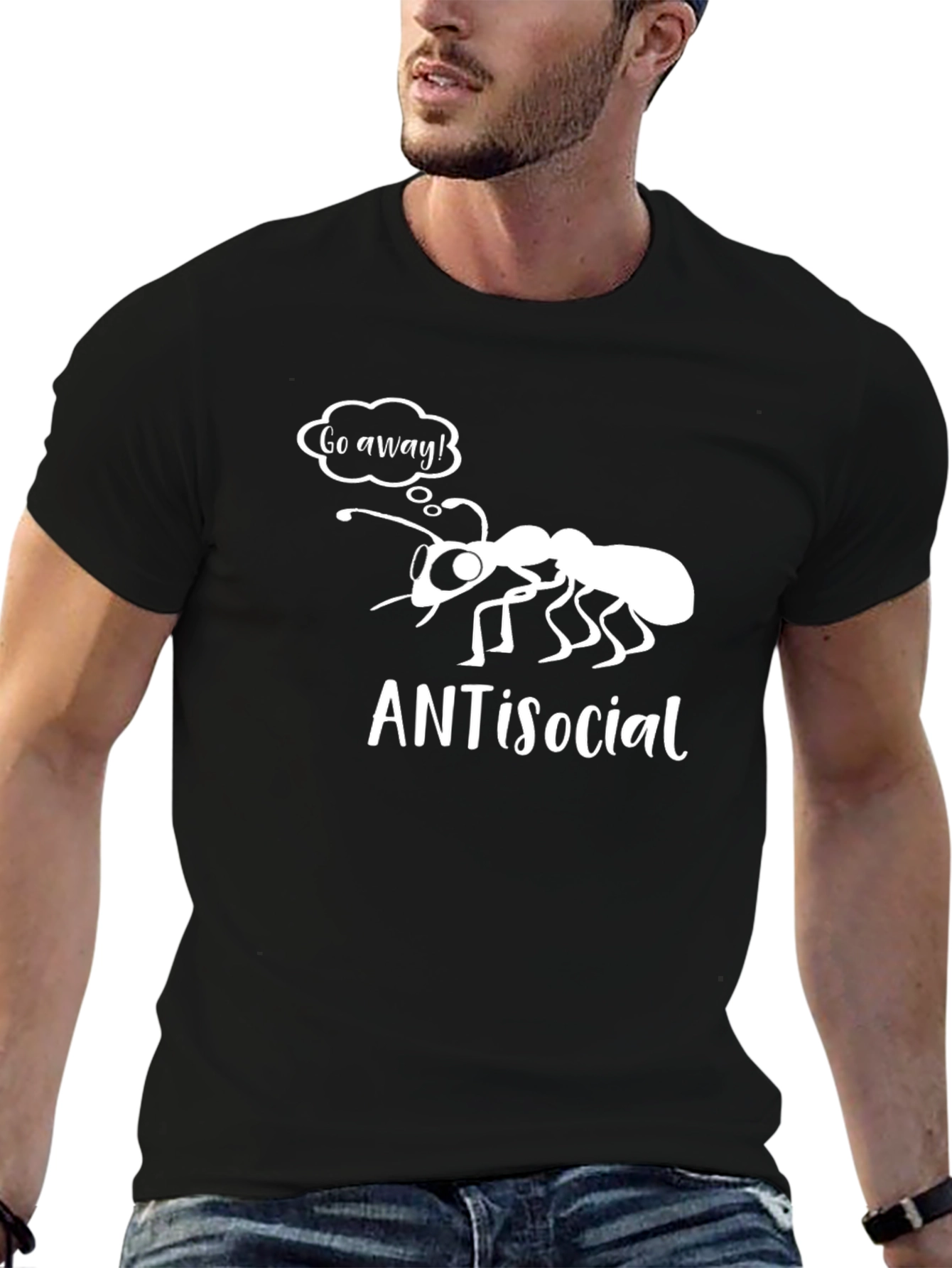 Antisocial Ant Graphic T-Shirt