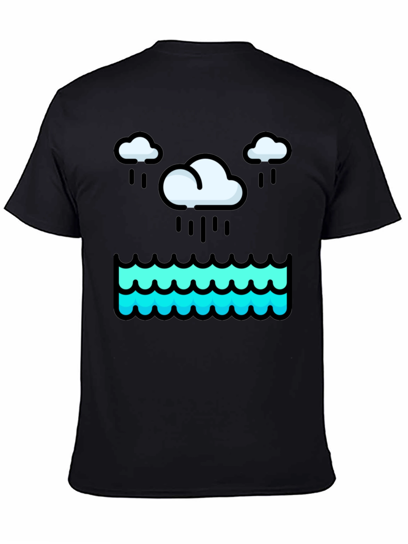 Rainy Day Waves Graphic Tee