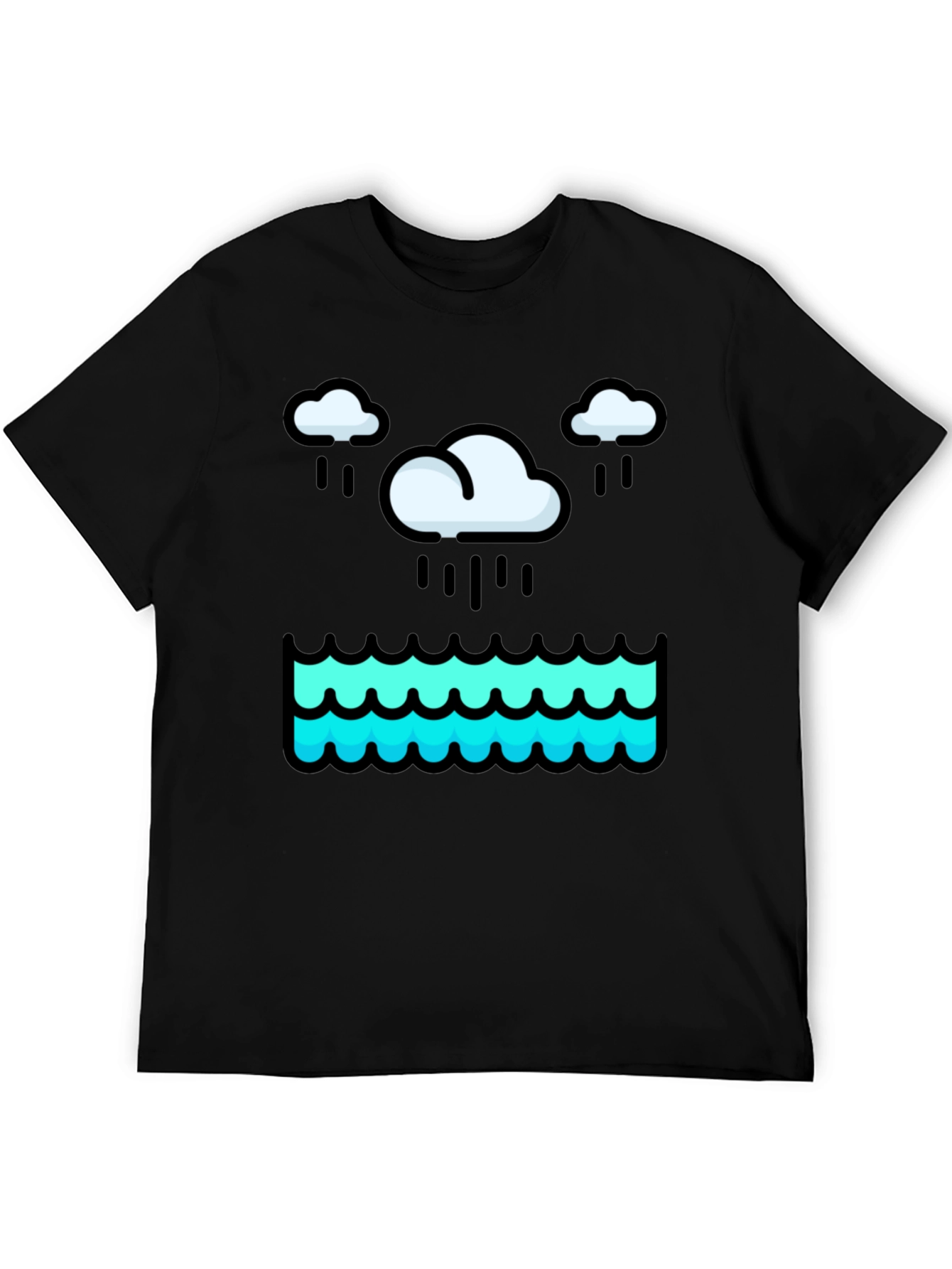 Rainy Day Waves Graphic Tee