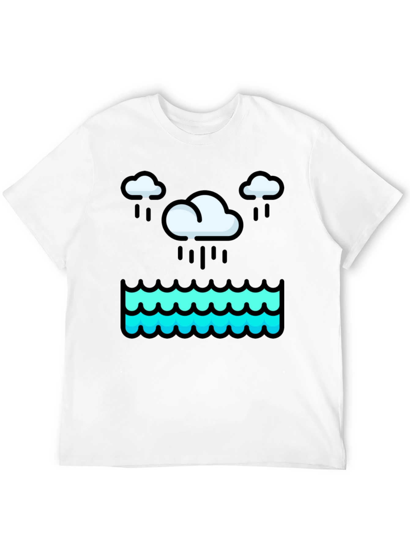 Rainy Day Waves Graphic Tee
