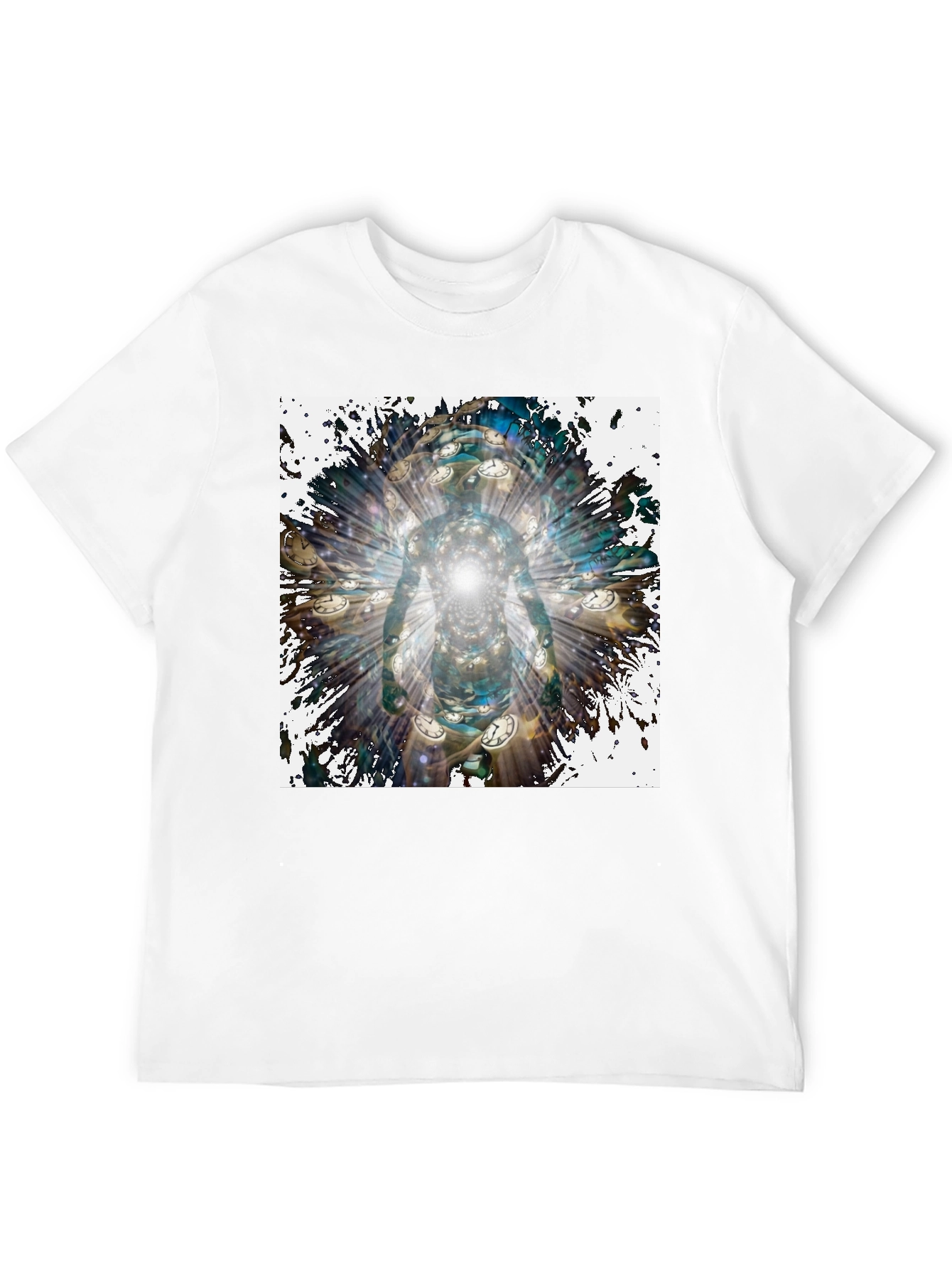 Time Traveler T-Shirt - Abstract Design
