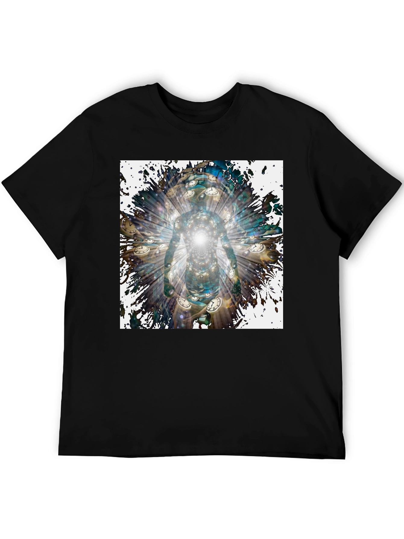 Time Traveler T-Shirt - Abstract Design