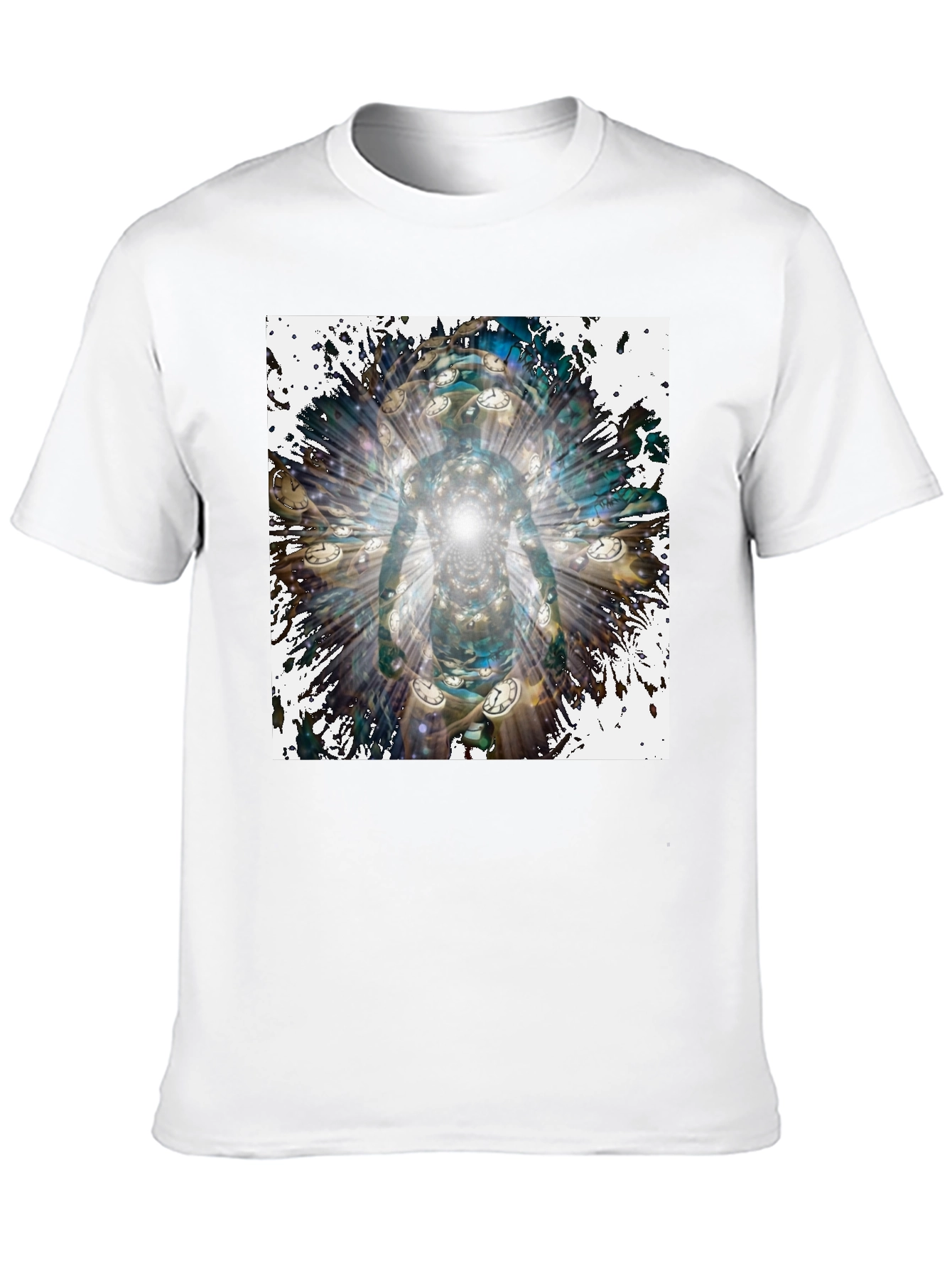 Time Traveler T-Shirt - Abstract Design