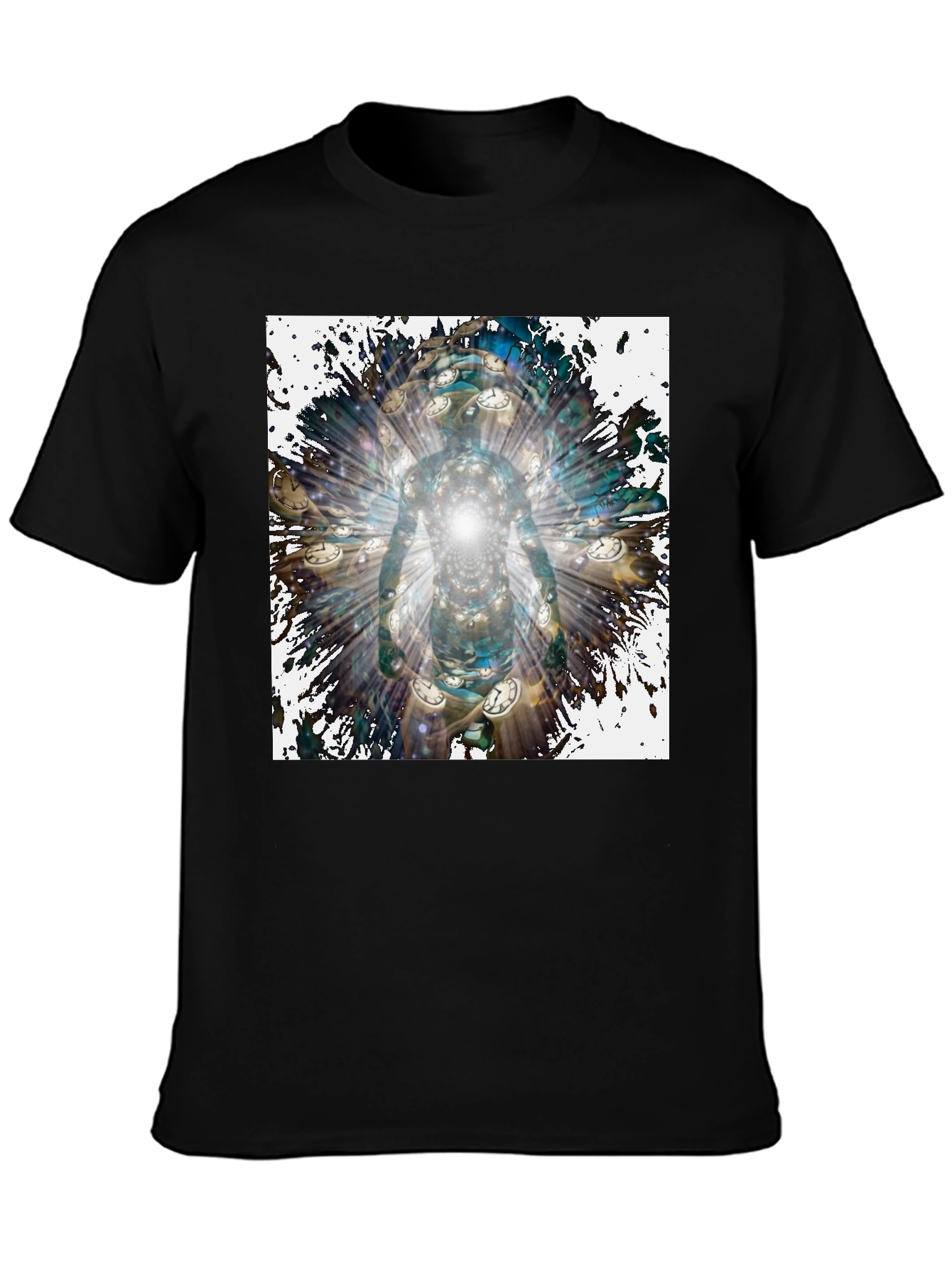 Time Traveler T-Shirt - Abstract Design
