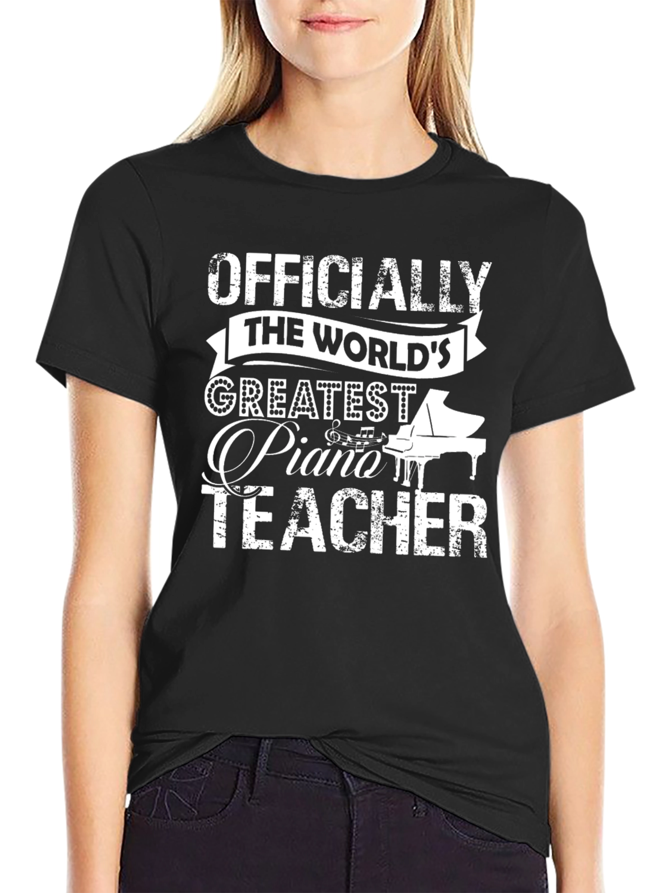 Worlds Greatest Piano Teacher T-Shirt
