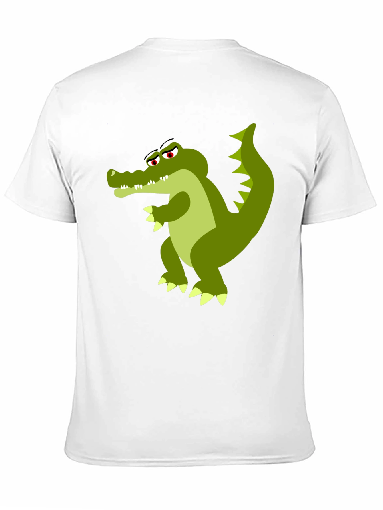 Cool Crocodile Graphic Tee - Black Cotton T-Shirt